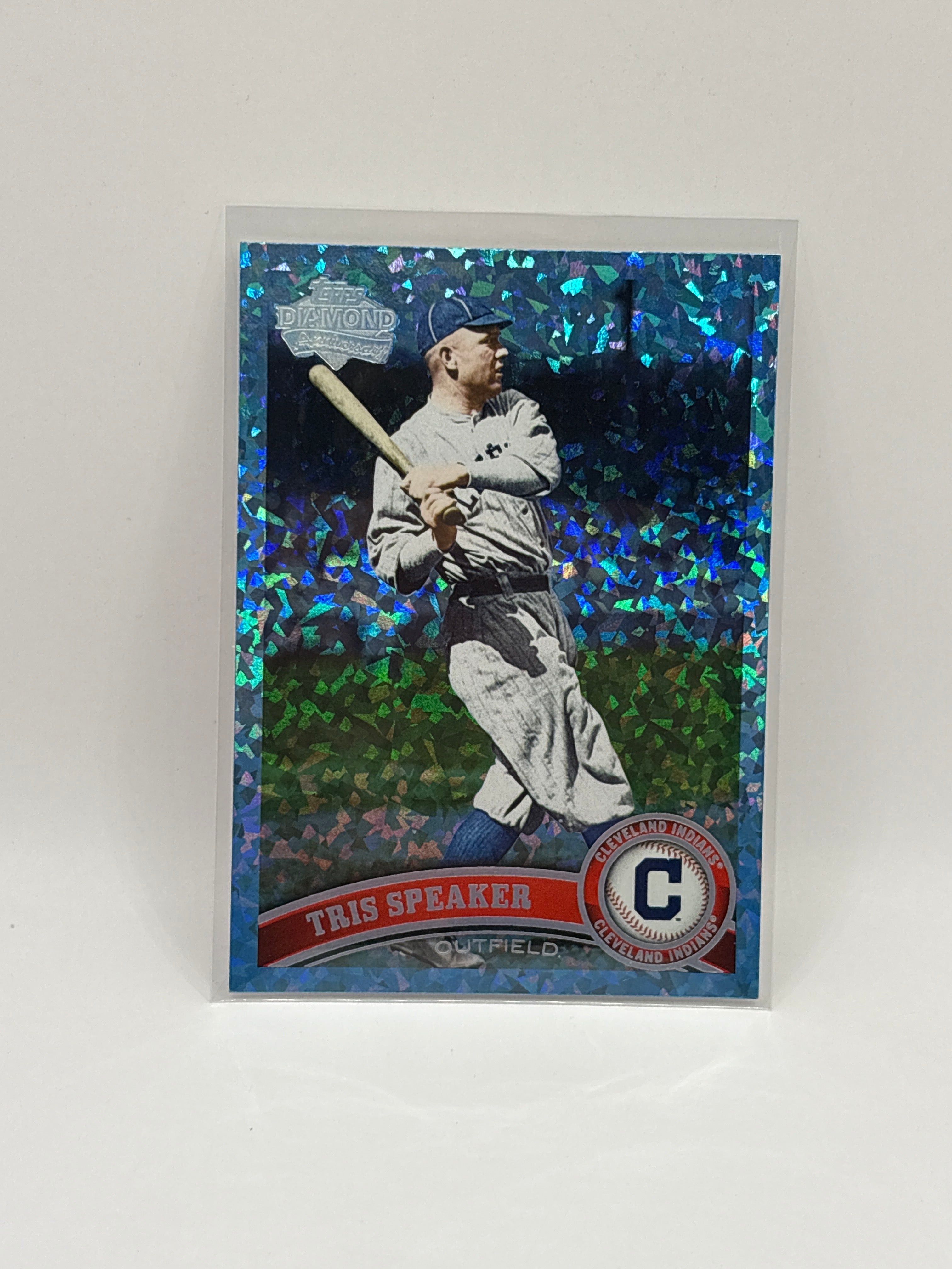 2011 Topps Diamond Anniversary Cognac #278B, TRIS SPEAKER, Cleveland Indians HOF
