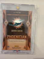 2025 rookie Phoenician penmanship Quinn Ewers auto