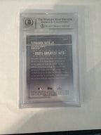 2022 Topps greatest hits Fernando tatis Jr auto becket 10