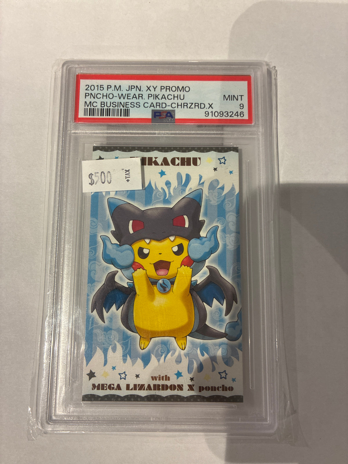 Mega Charizard Pincho pikachu PSA9