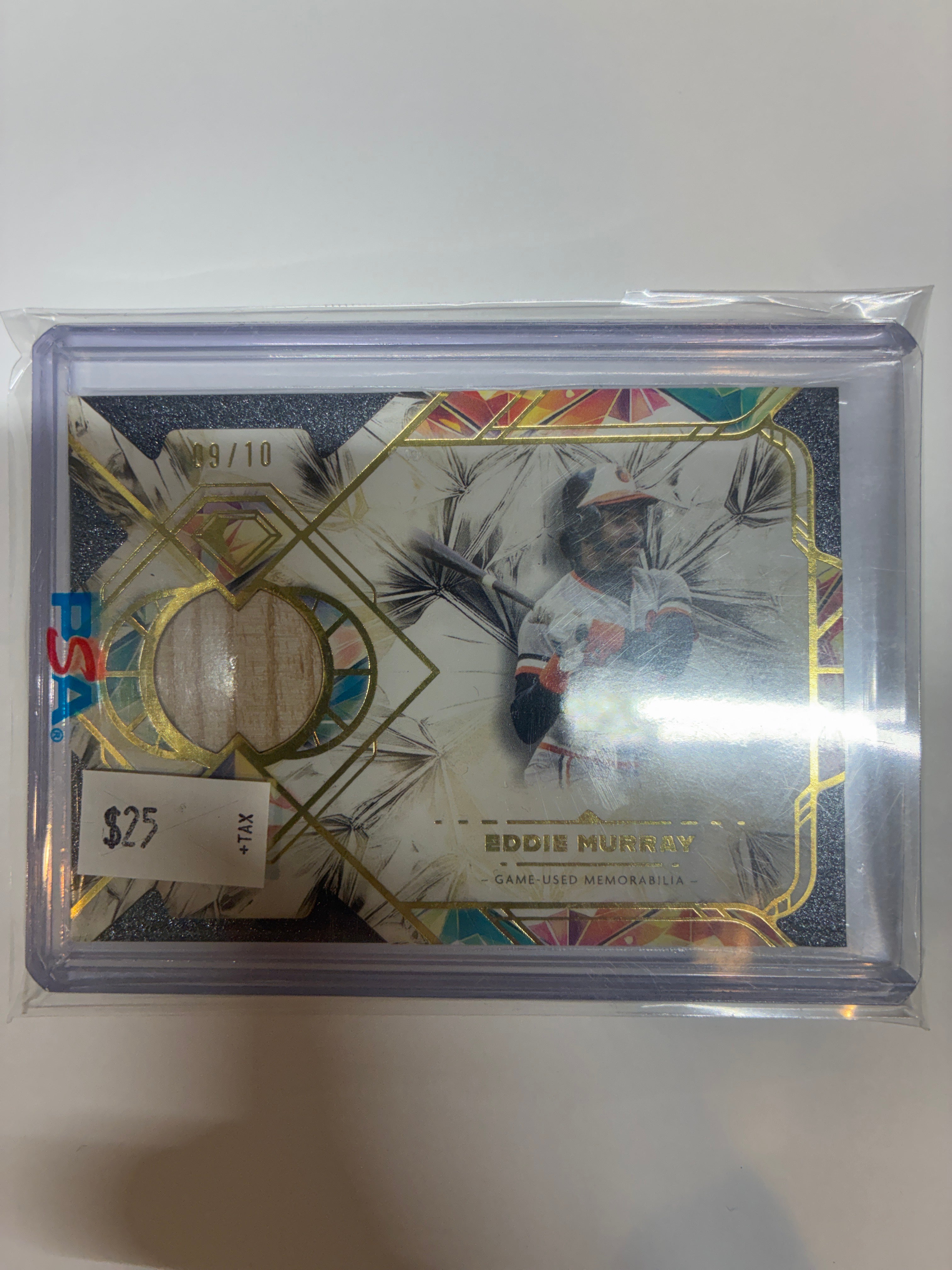 2025 Topps Diamond Icons Single Player Relics Eddie Murray #SPR-EMU Black 09/10