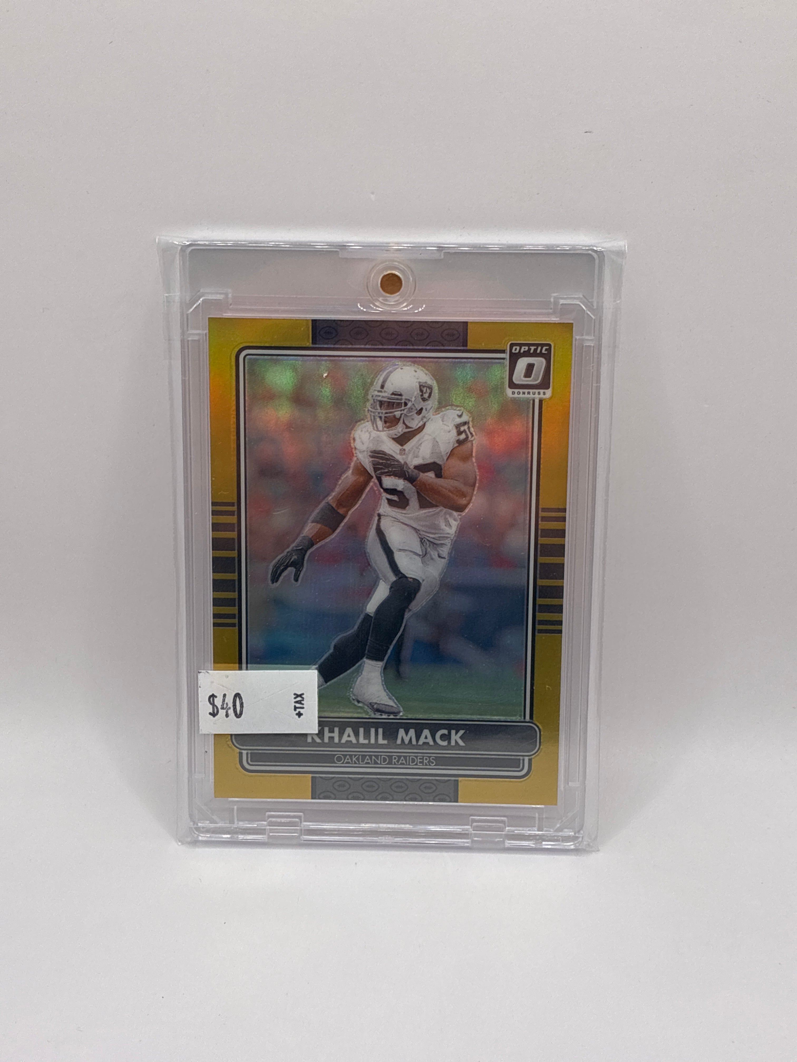 2024 Panini DonRuss Optic 2014 Retro Series Khalil Mack Gold Prizm 08/10