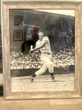 Ted Williams Autographed Framed Photo inscribed “1942” JSA Certified