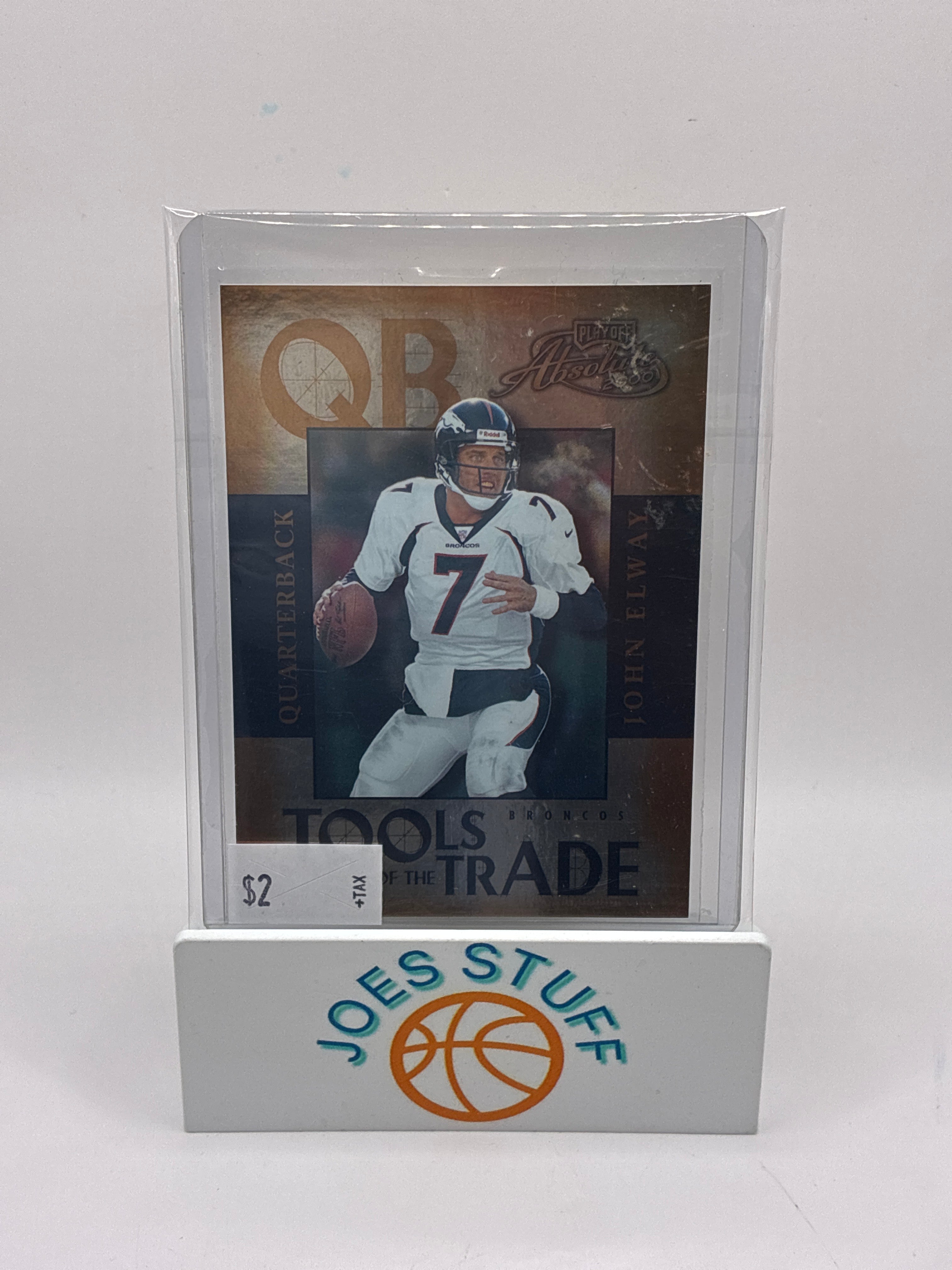 2000 Playoff Absolute Tools of the Trade John Elway 0633/2000
