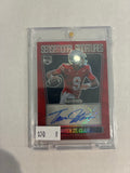 2025 Panini Prizm Black Tavien St. Clair Sensational Signatures Red Prizm 27/99