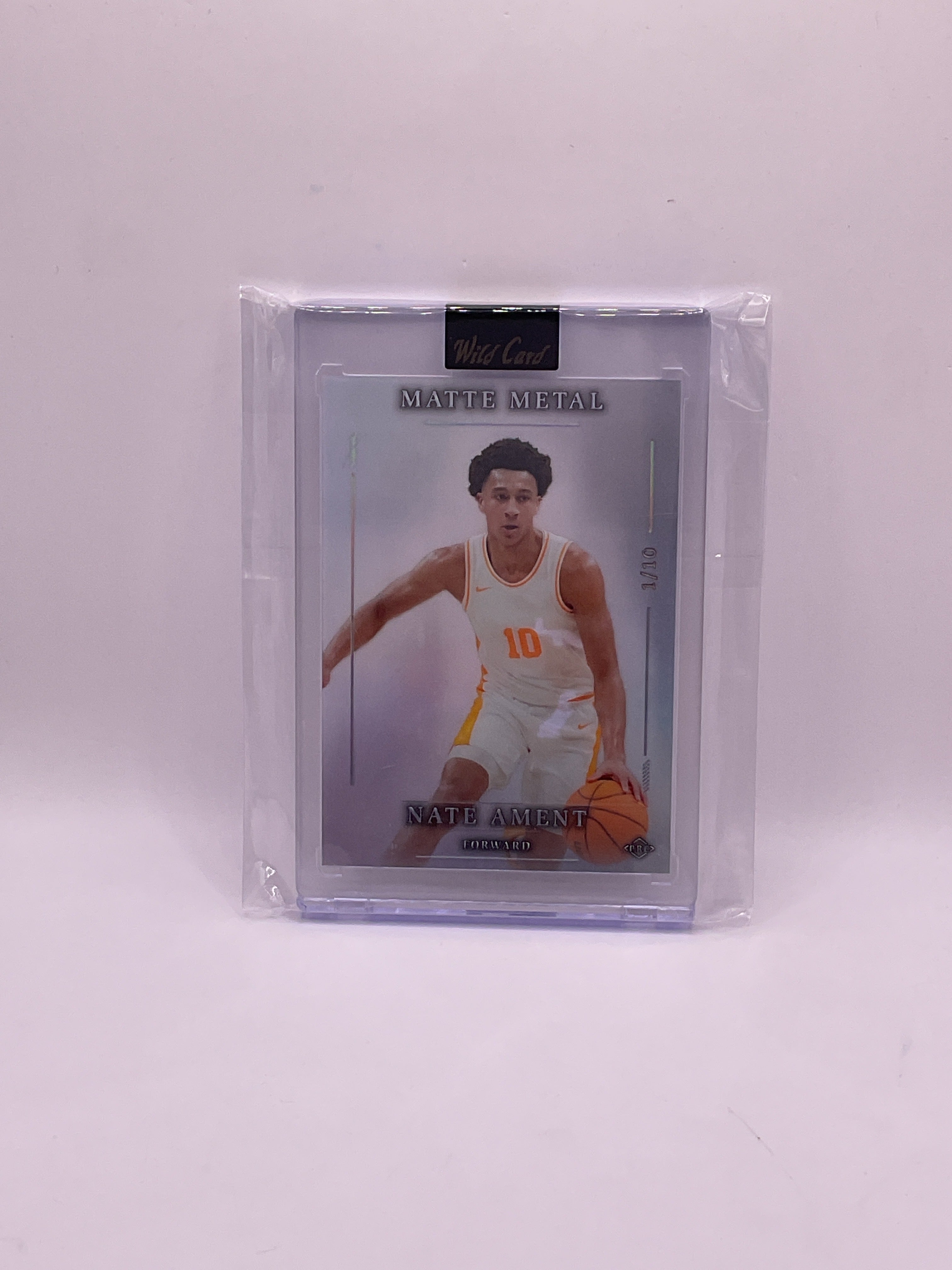 2026 Matte Metal Nate Ament Autograph Wild Card 01/10