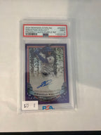 2024 Bowman sterling Sebastian Walcott prospect auto purple ref  PSA9