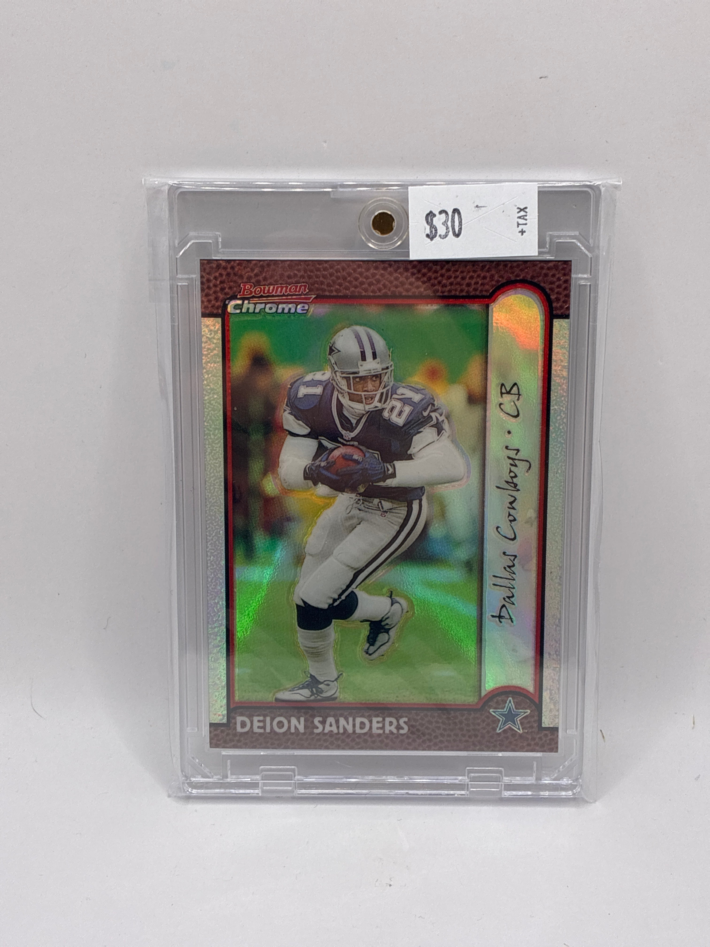 1999 Bowman Chrome Deion Sanders #148 Refractor