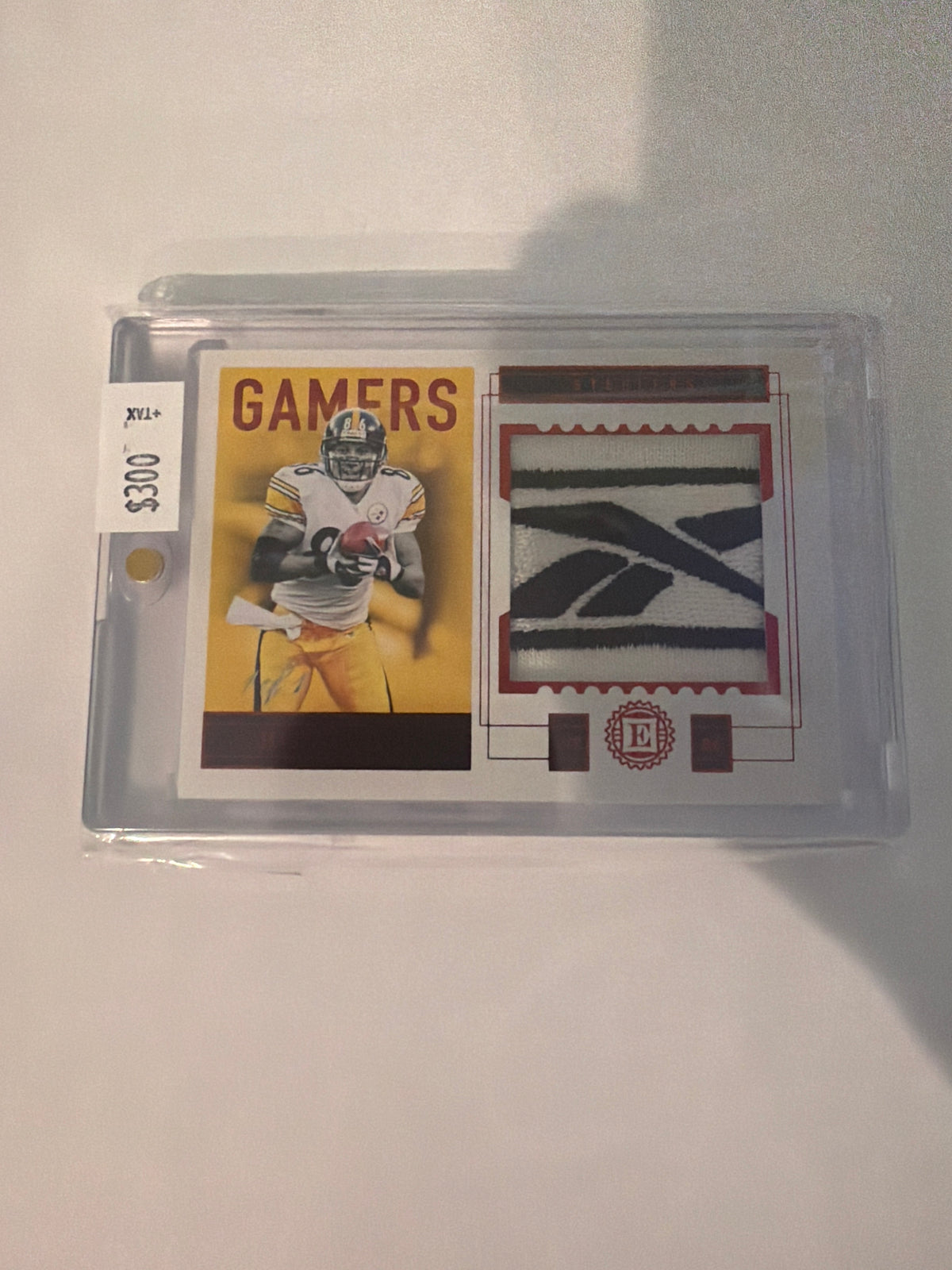 2021 Panini Encased Football/ GAMERS 1 of 1  Hines Ward (Patch-Game Worn)
