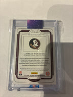 2026 Panini national treasures Jameis Winston patch auto 50/75 ￼