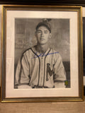Ted Williams Minneapolis Millers Autographed Framed Photo JSA Certified