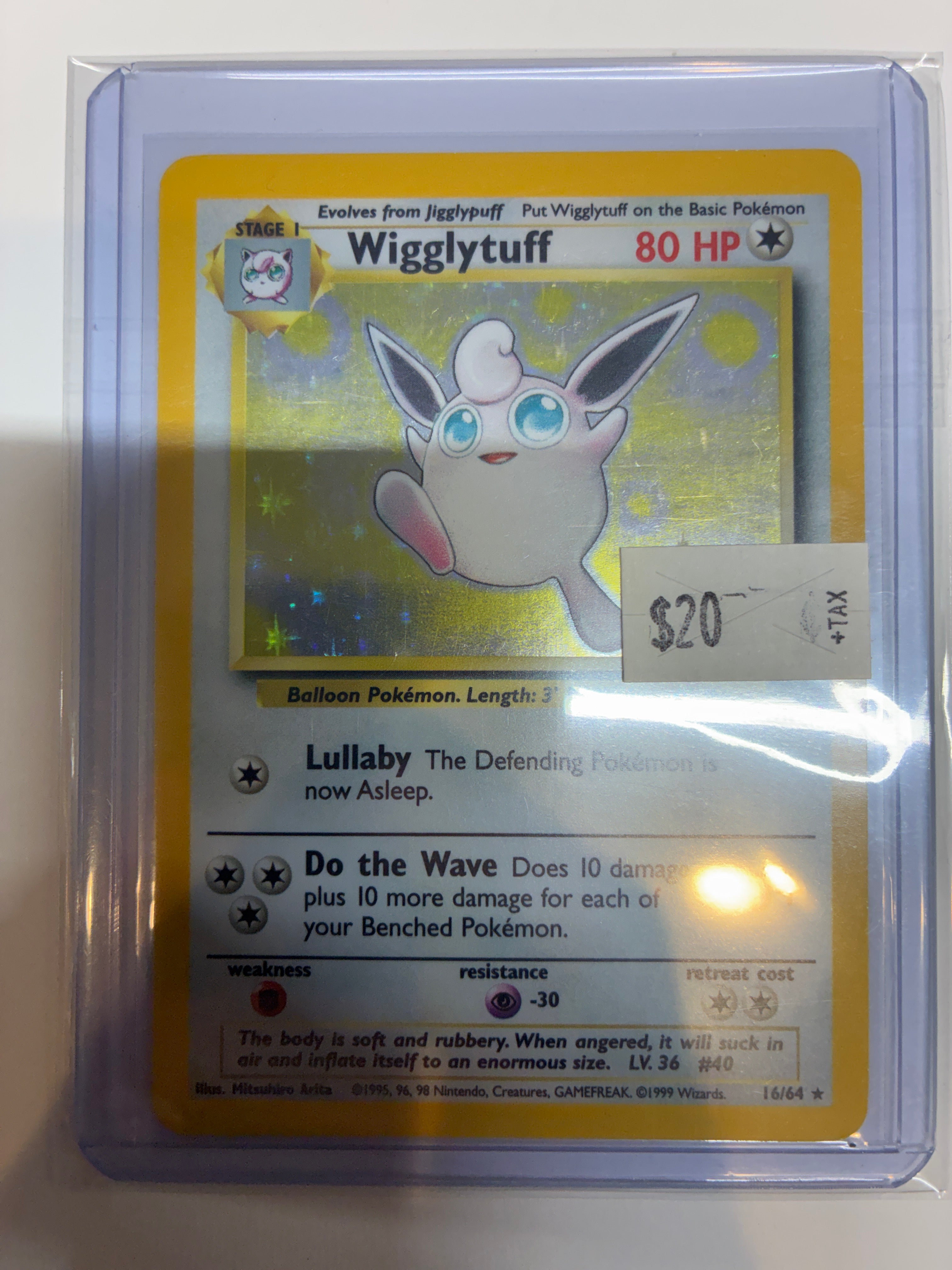 Wigglytuff 16/64 Jungle Holo