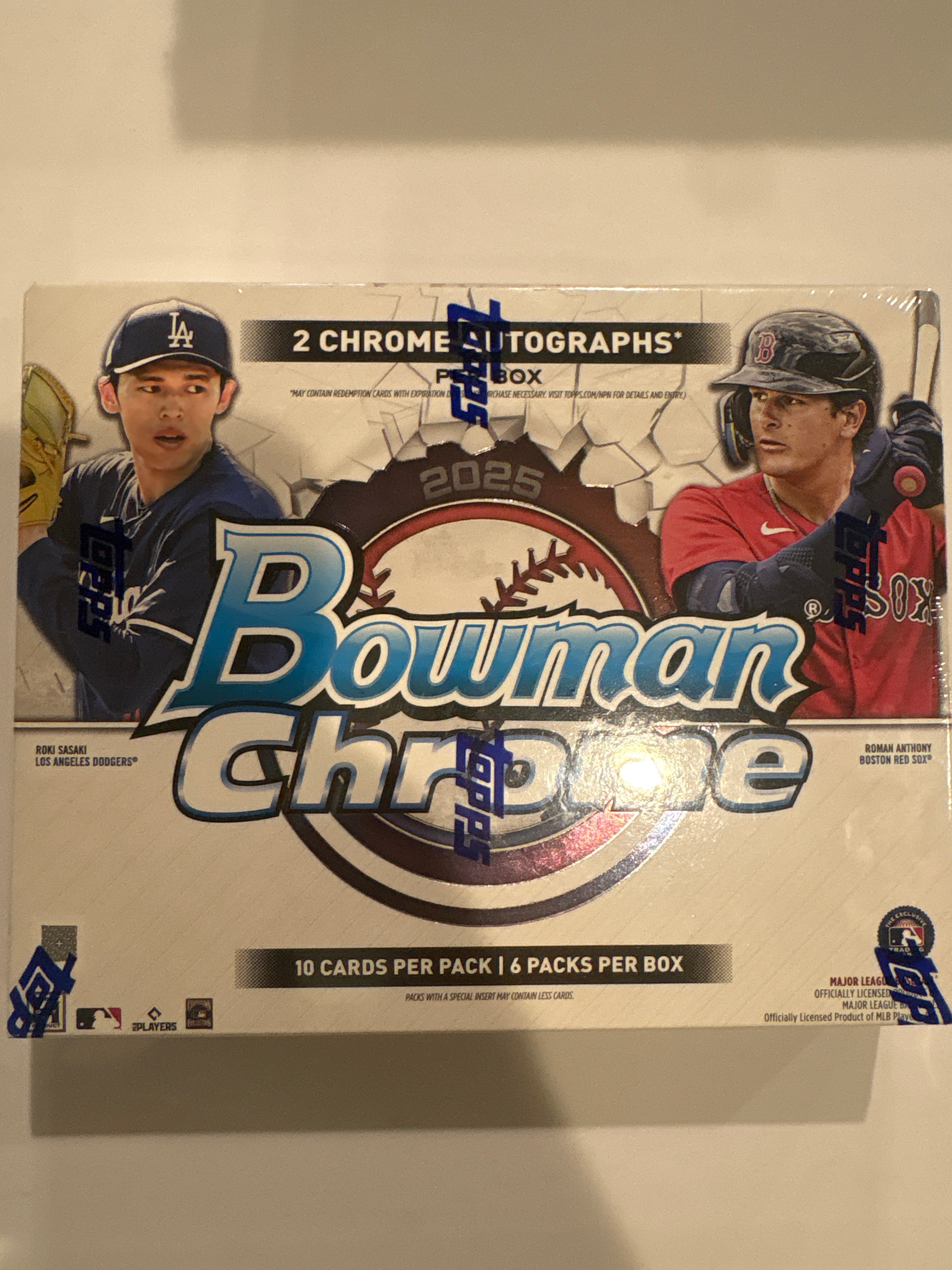 2025 Bowman Chrome Baseball Hobby Box
