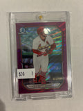 2026 Bowman Chrome Prospects Rainiel Rodriguez Fuchsia Refractor 066/199