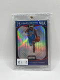 2021 Prizm Shai Gilgeous Alexander 75 Years of the NBA Refractor