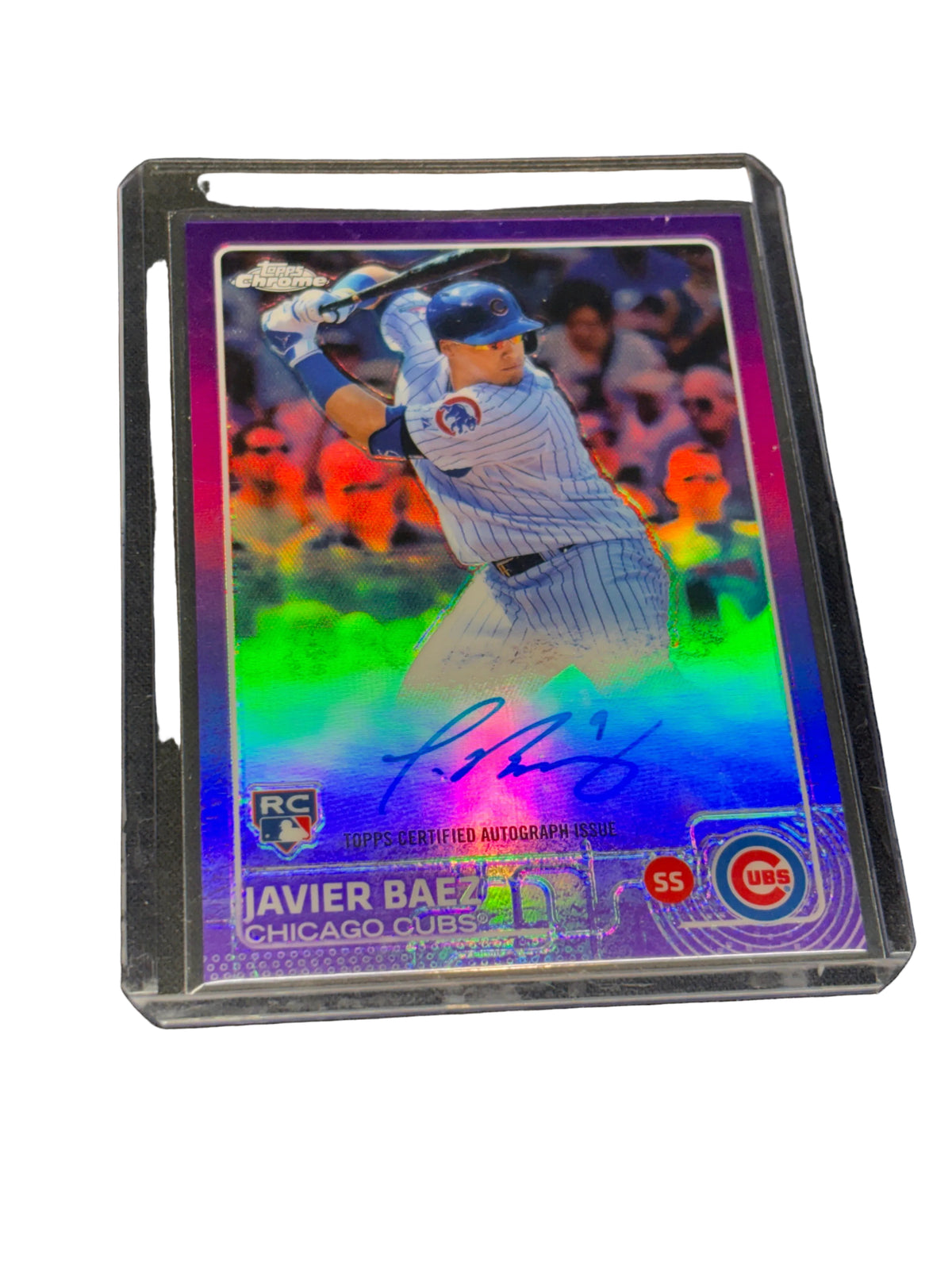 2015 Topps Chrome MLB Baseball - Javier Baez (Auto) (RC) /250