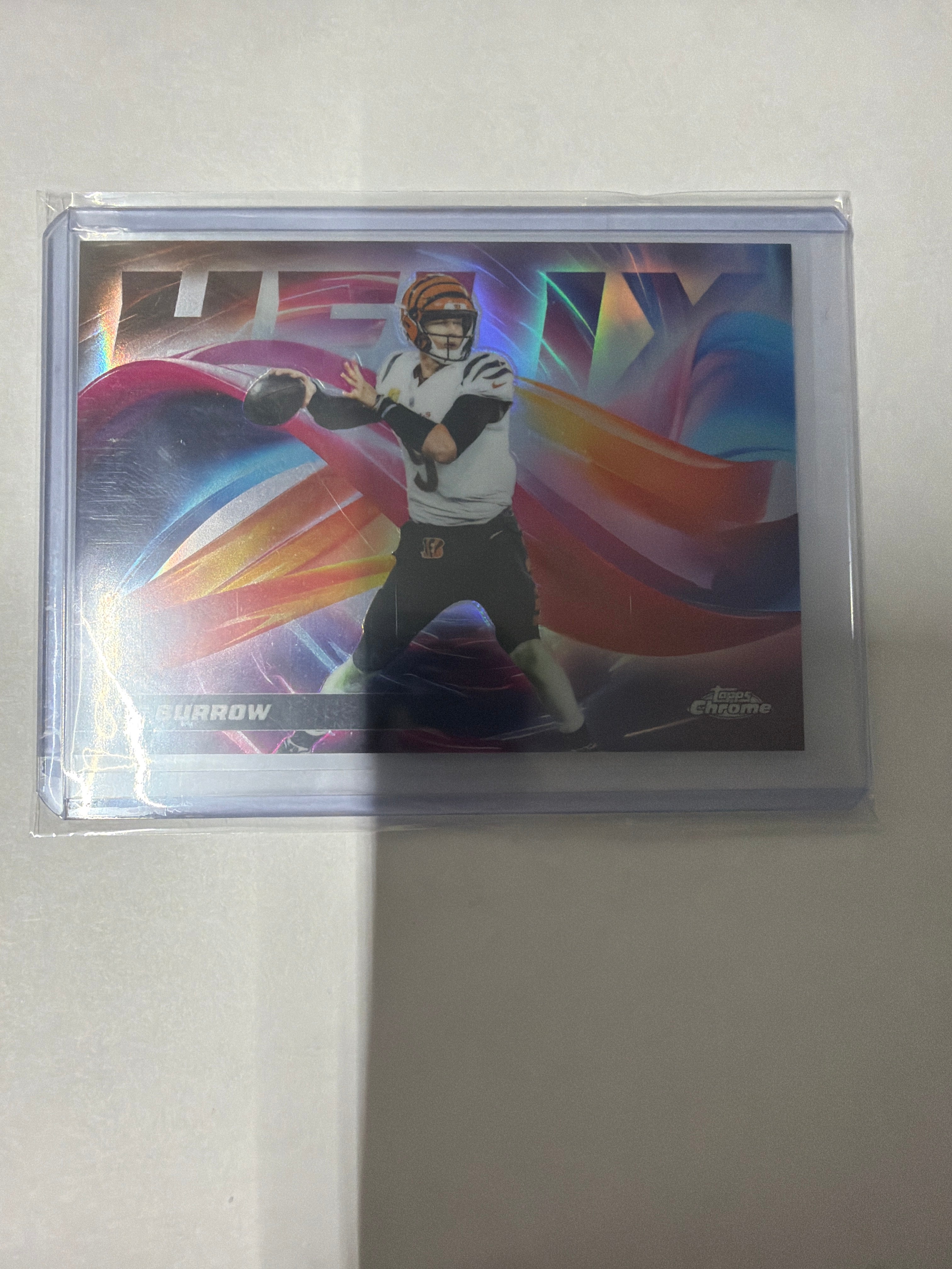 2025 Topps chrome Joe burrow Helix