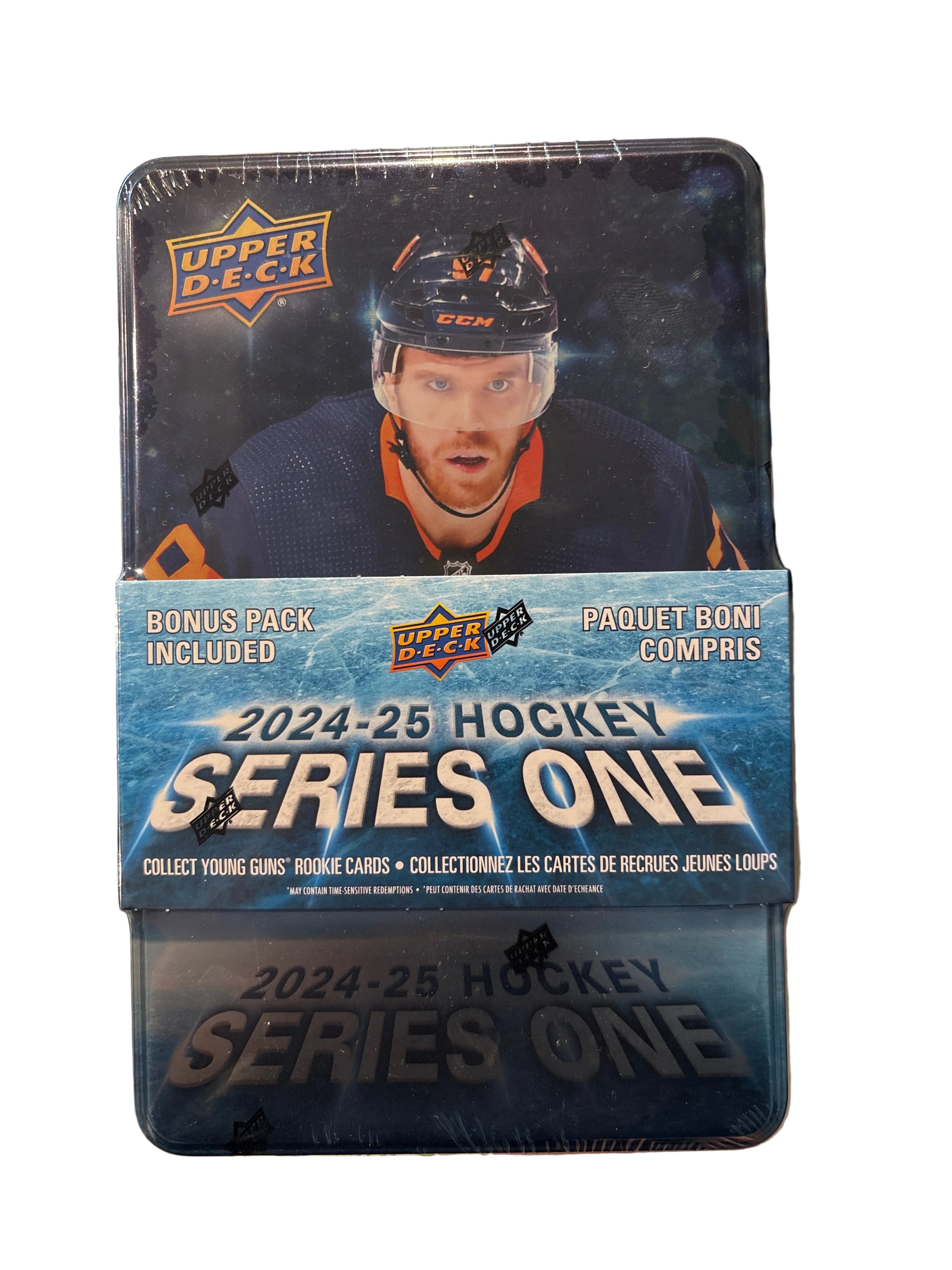 2024-25 Upper Deck Series 1 Hockey Sealed Tin Box - (9 packs per box)