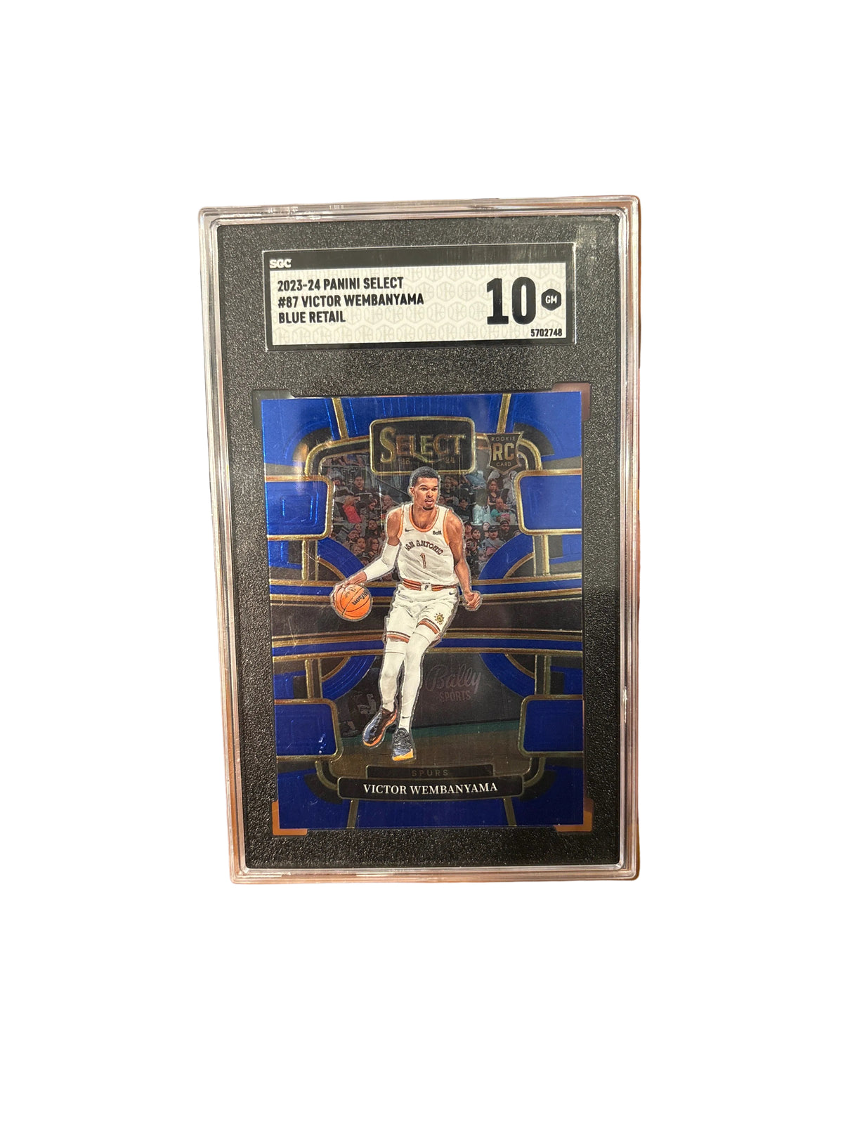2023-24 Panini Select Blue Retail  Victor Wembanyama CGC 110