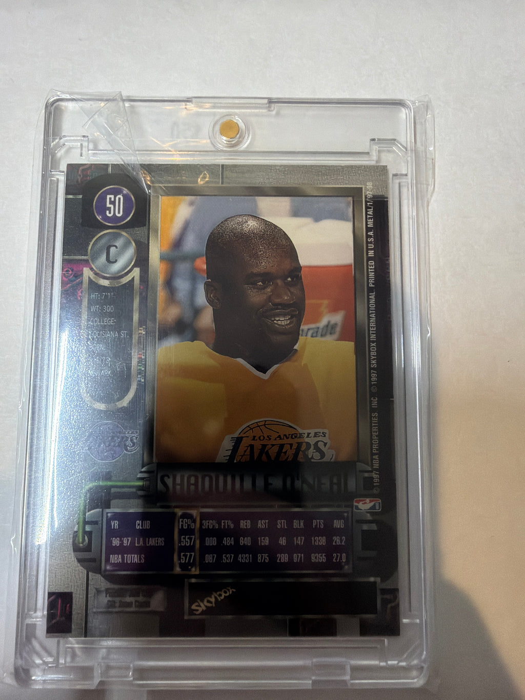 1997 Shaquille O’Neal metal universe