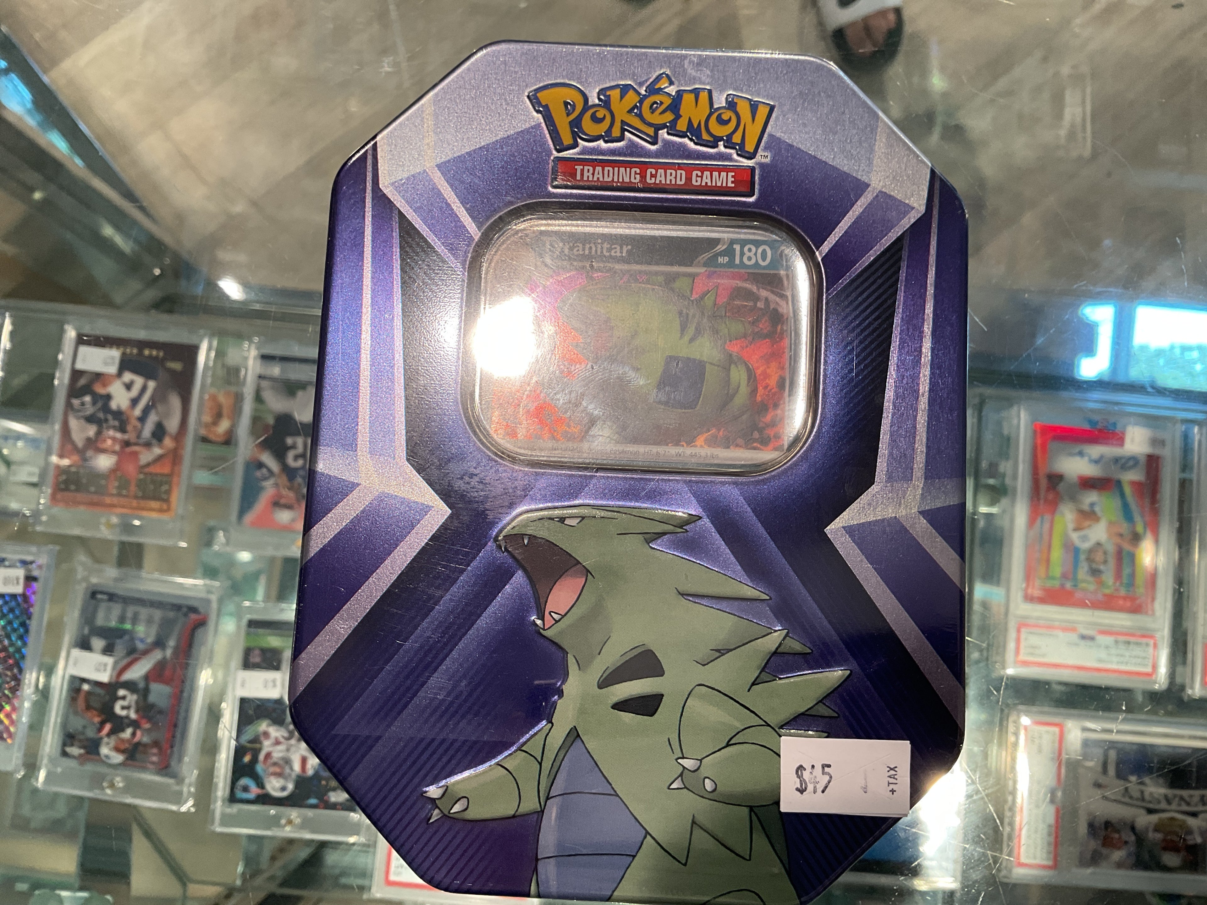 Tyranitar Metal Tin
