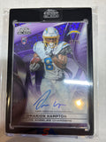 2025 Topps Chrome Black Omarion Hampton Auto RA-OH Purple Mini Diamond 27/75