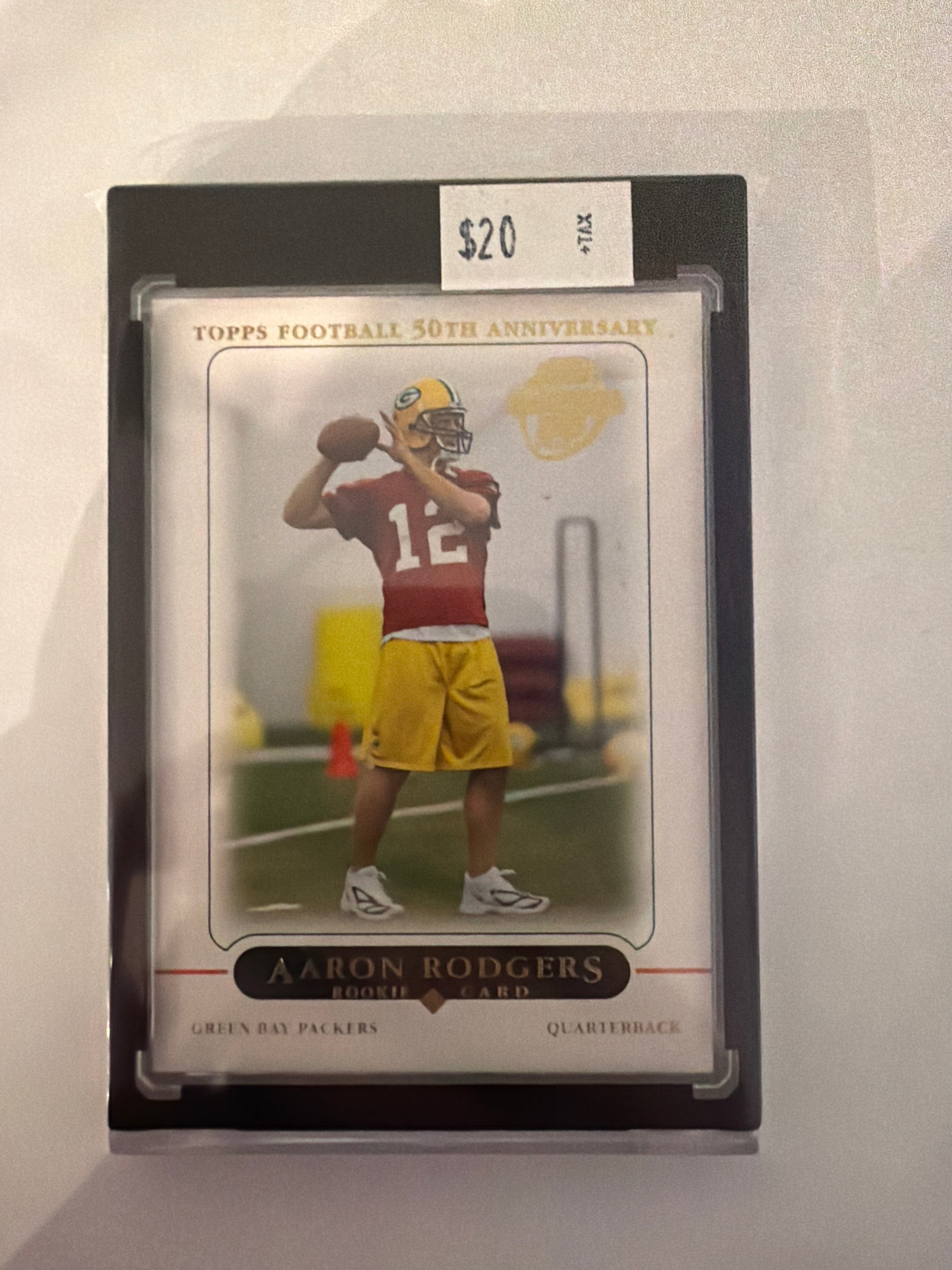 2005 Aaron Rodger’s rookie card 50th anniversary