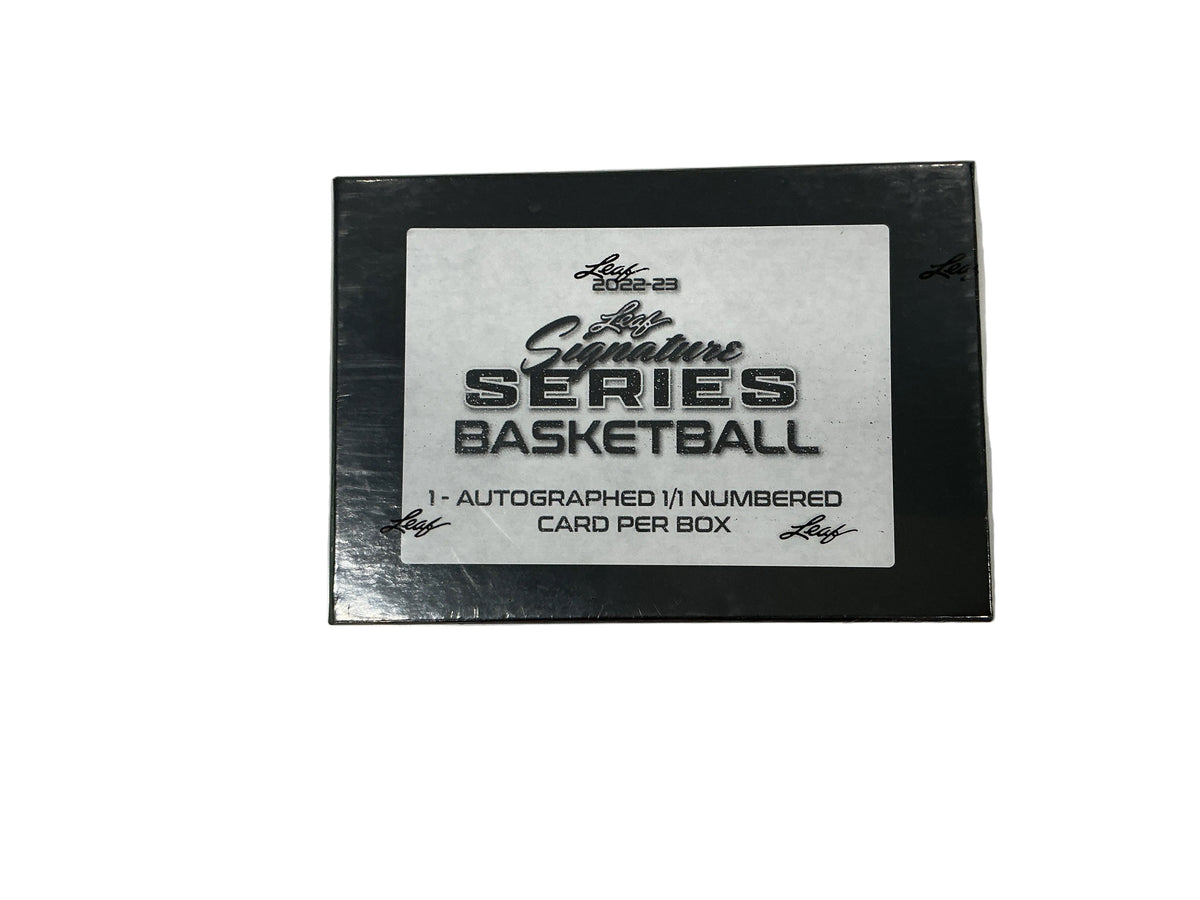 2022-23 leaf signature series basketball hobby box
