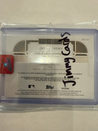 2025 Topps Definitive Dylan Crews Patch Auto 49/50