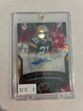 2025 Topps Resurgence Charles Woodson Signature Red Lava 2/5