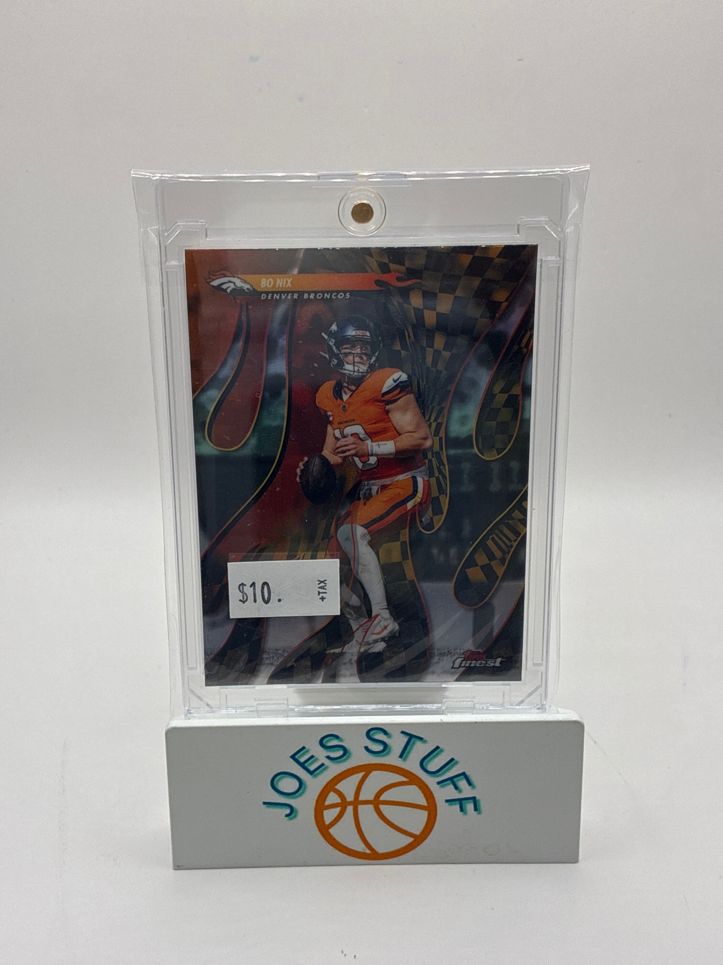 2025 Topps Finest Torchers Insert Bo Nix #T-15