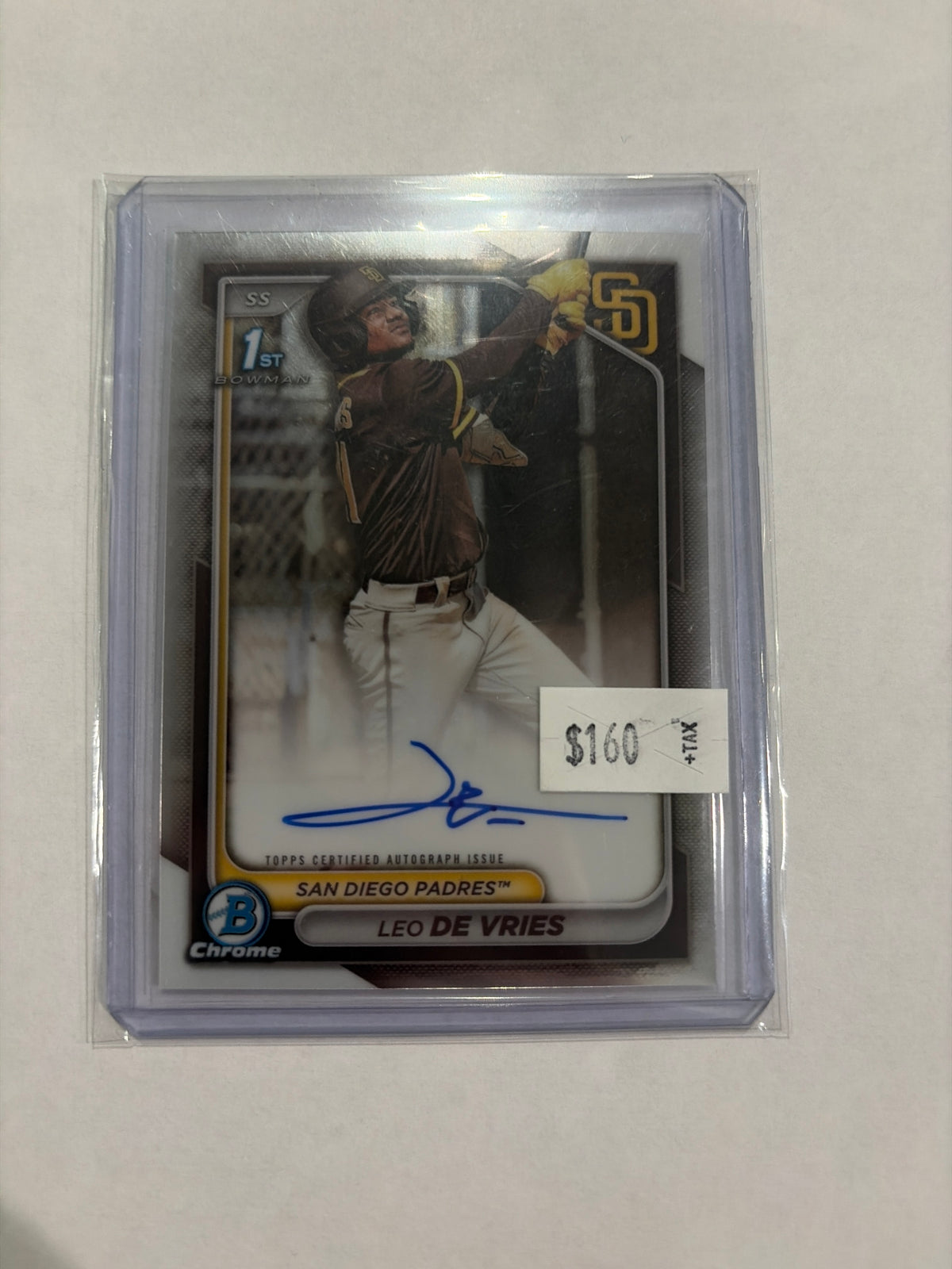 2024 Bowman 1st Autograph Leo De Vries