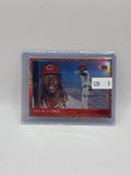2025 Topps Chrome Platinum Elly De La Cruz Toile Cream Gold Refractor 14/75