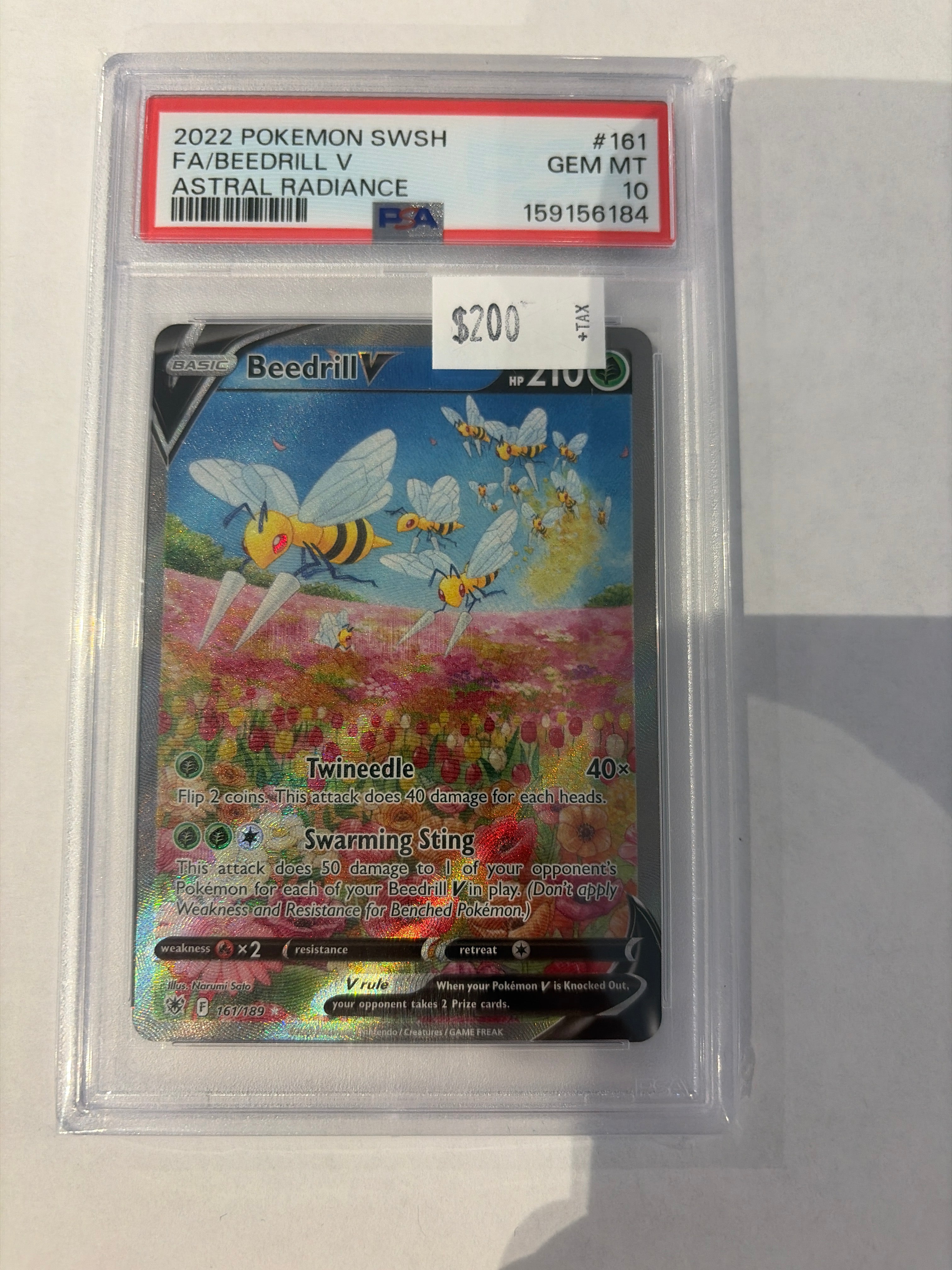Beedrill 161/189 PSA 10