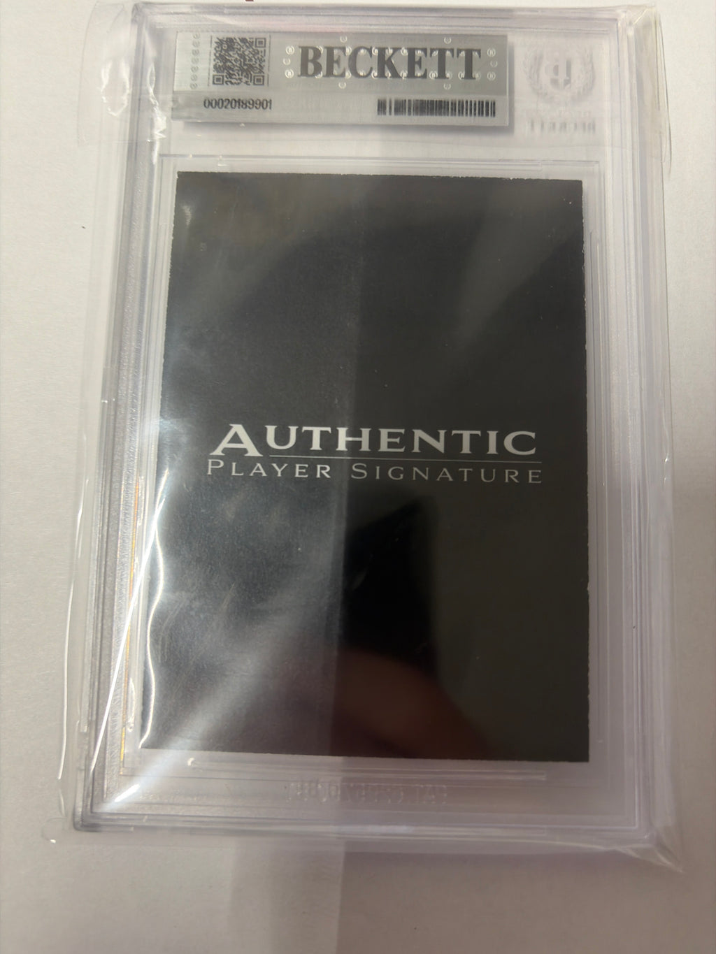 Allen Iverson authentic player signature Beckett