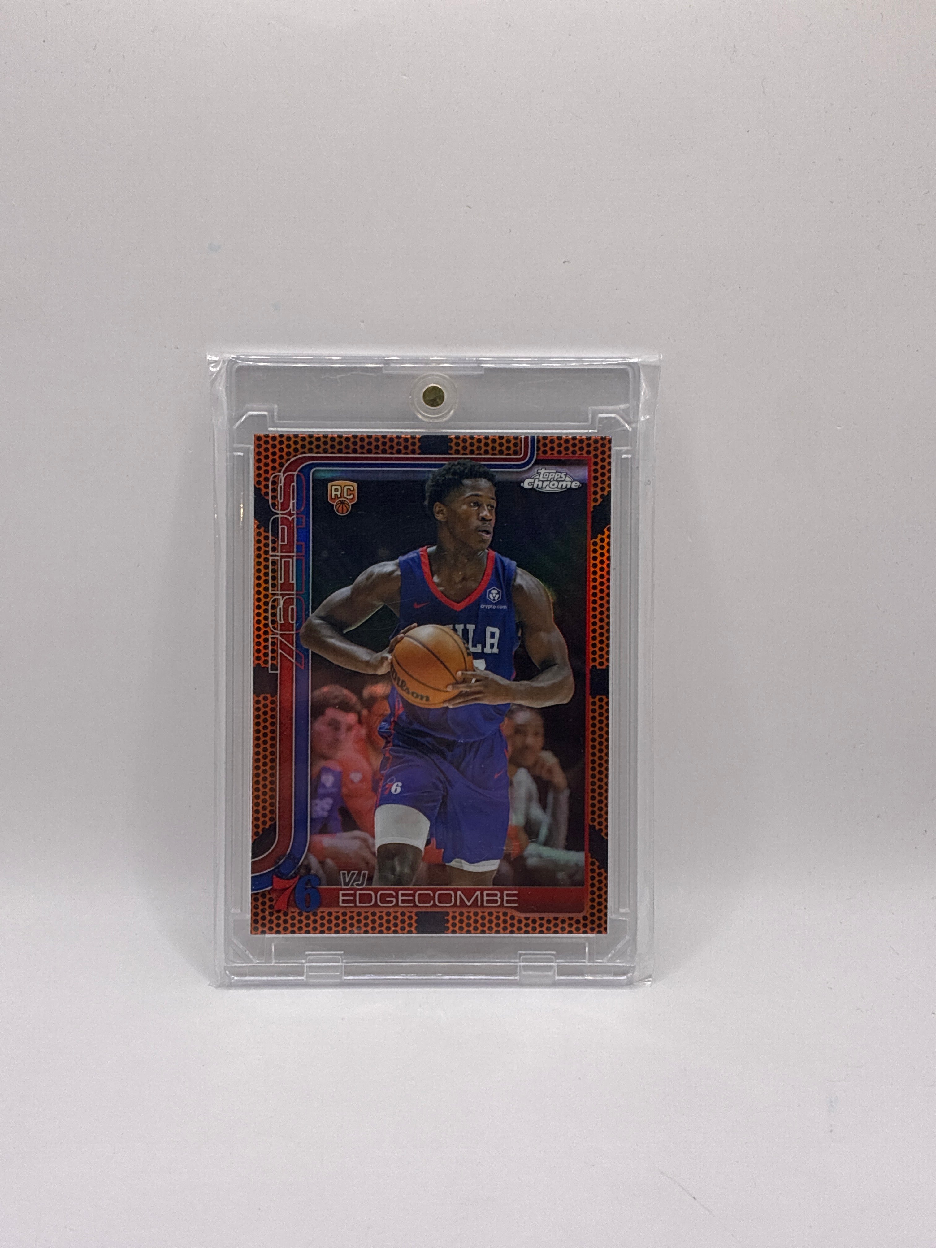 2025-26 Topps Chrome Edgecombe #253 Basketball Refractor