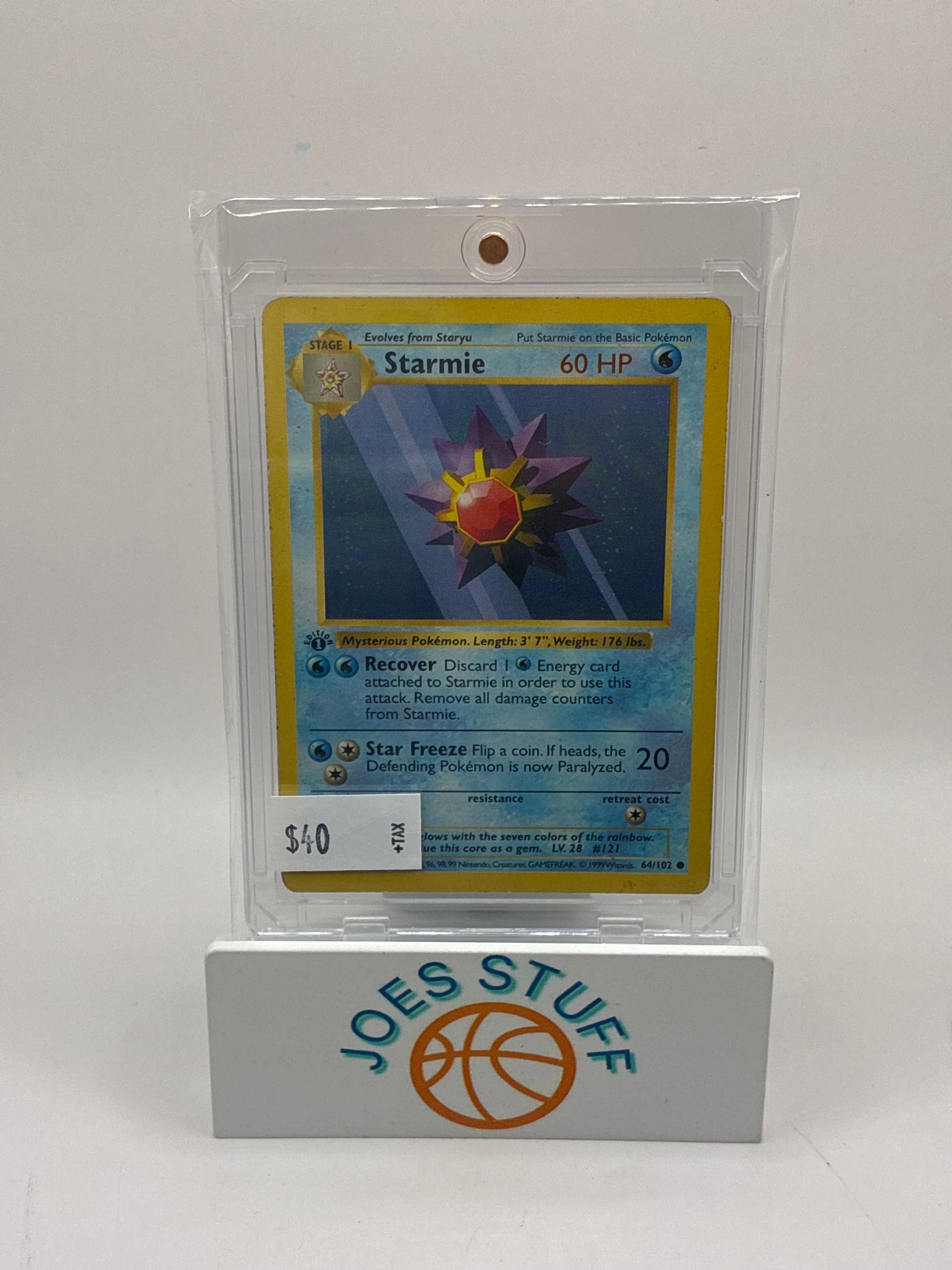 Starmie 064/102 Base Set (Shadowless) Regular