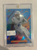 2025 Topps Finest Omarion Hampton Blue Refractor 97/99