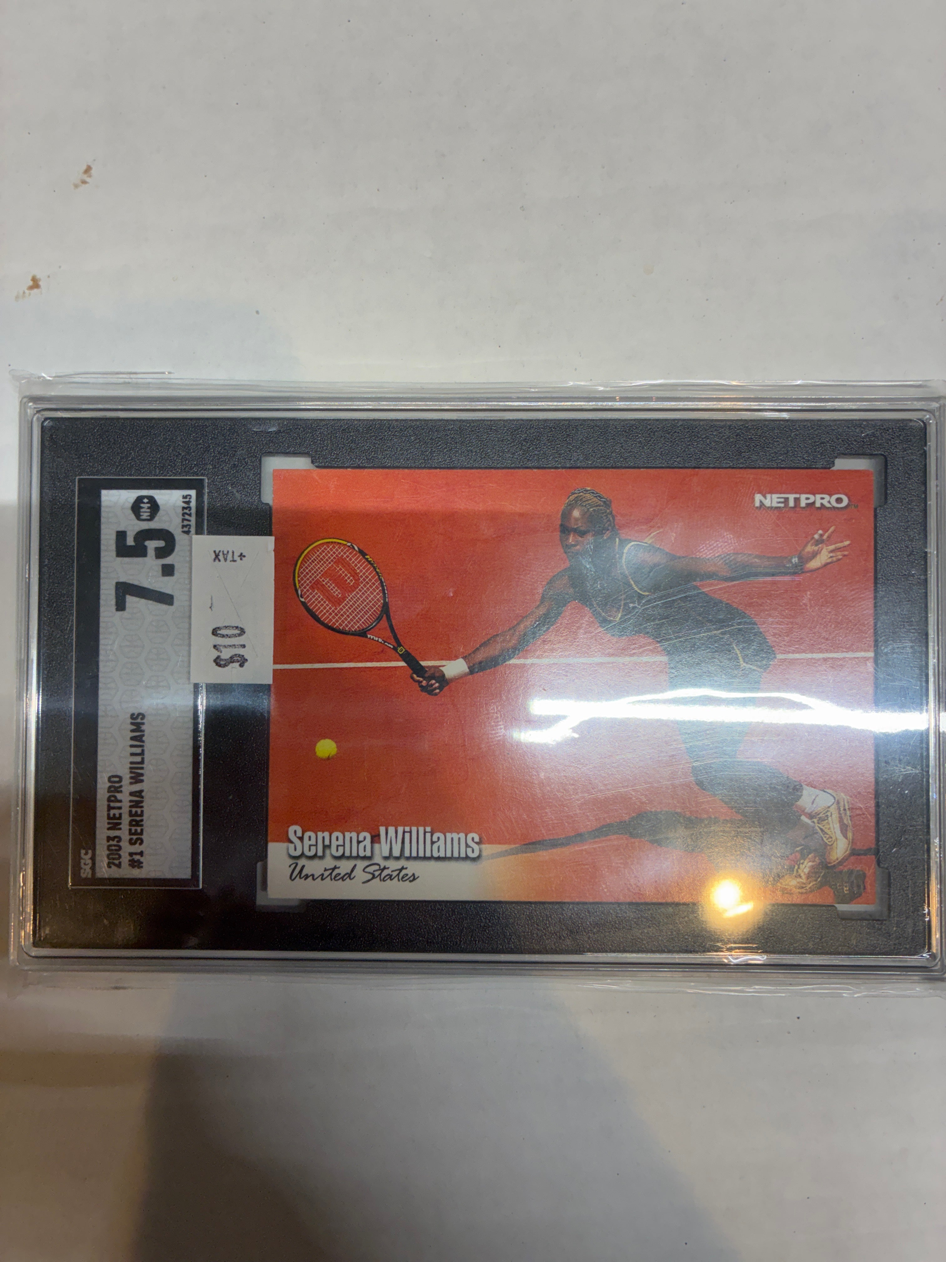 2003 Netpro Serena Williams #1 SGC 7.5