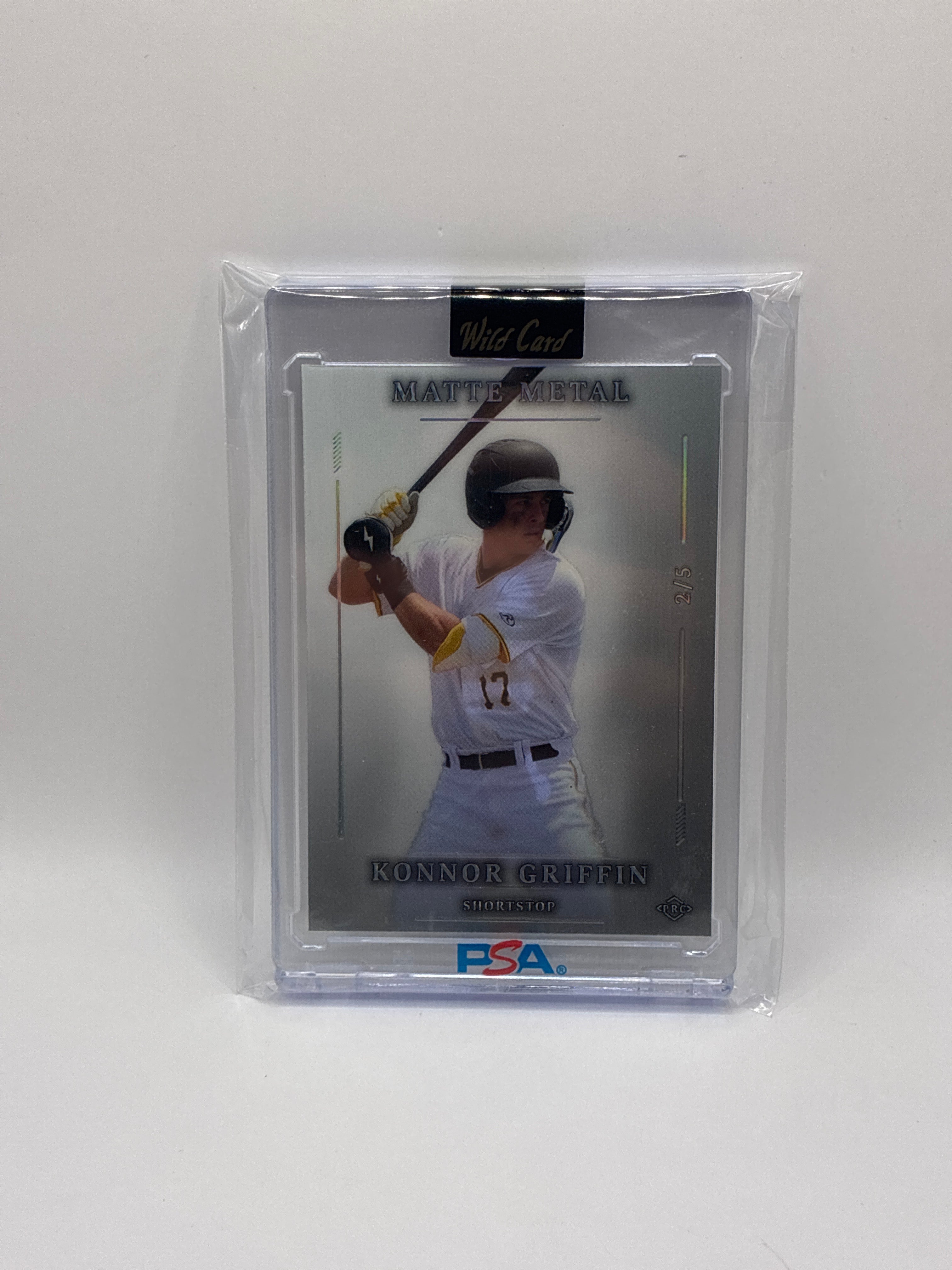 2026 Wild Card Matte Metal Konnor Griffin Rookie 2/5