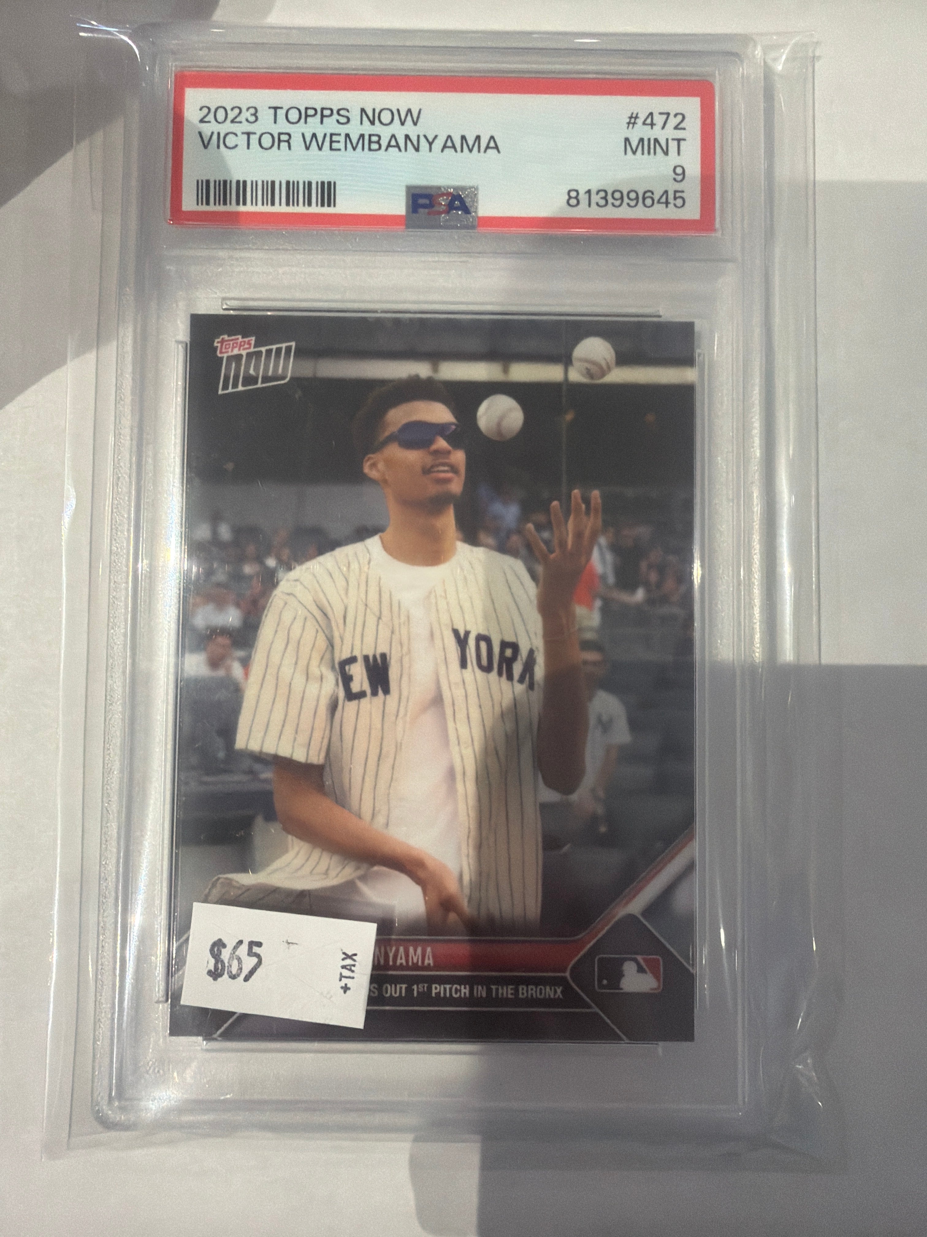 2023 topps now Victor Wembanyama