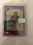2024 Panini Donruss Optic Blake Corum Autograph Rated Rookie