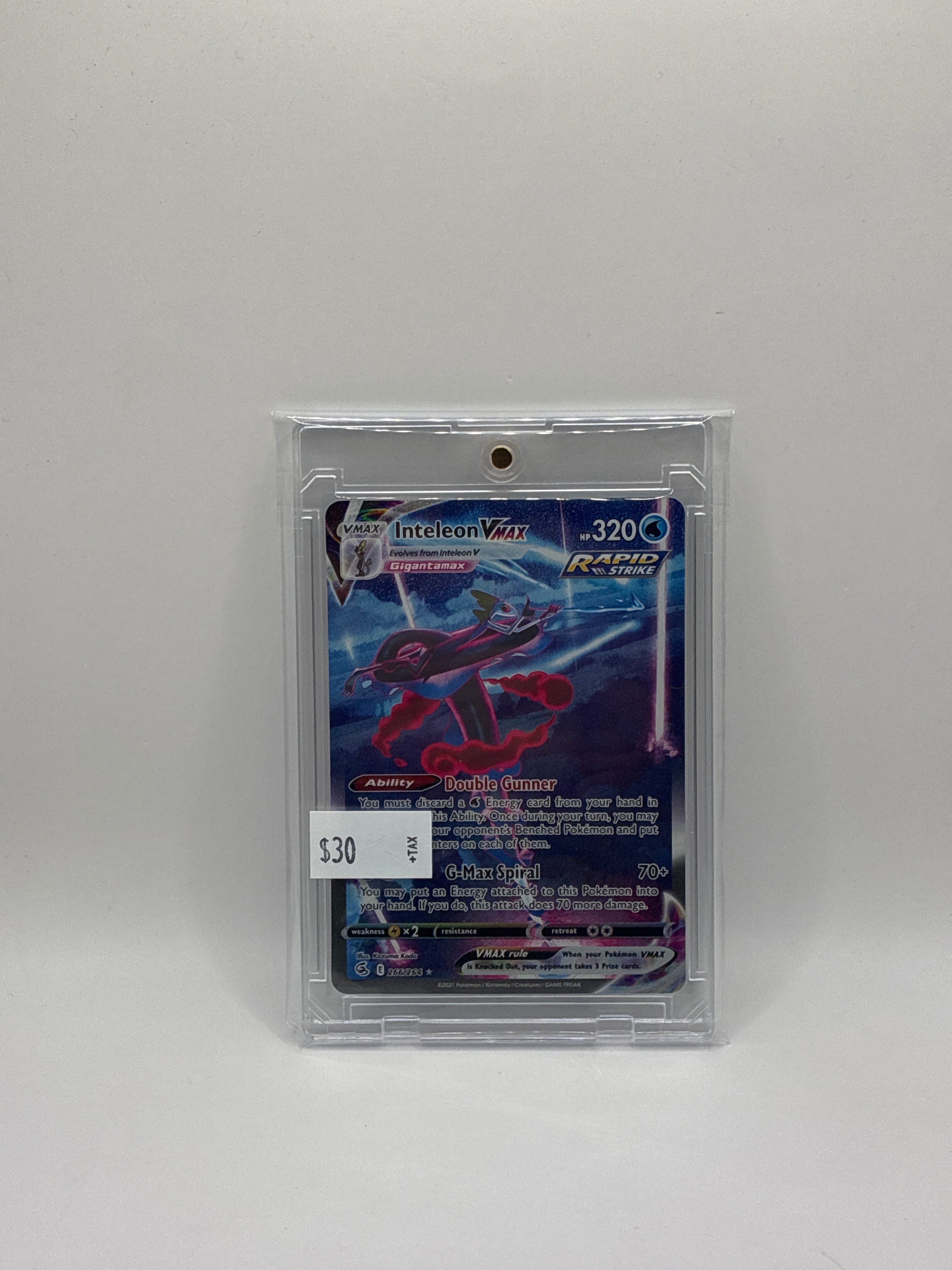 Inteleon VMAX (Alternate Art Secret) 266/264 Swsh08: Fusion Strike Holo