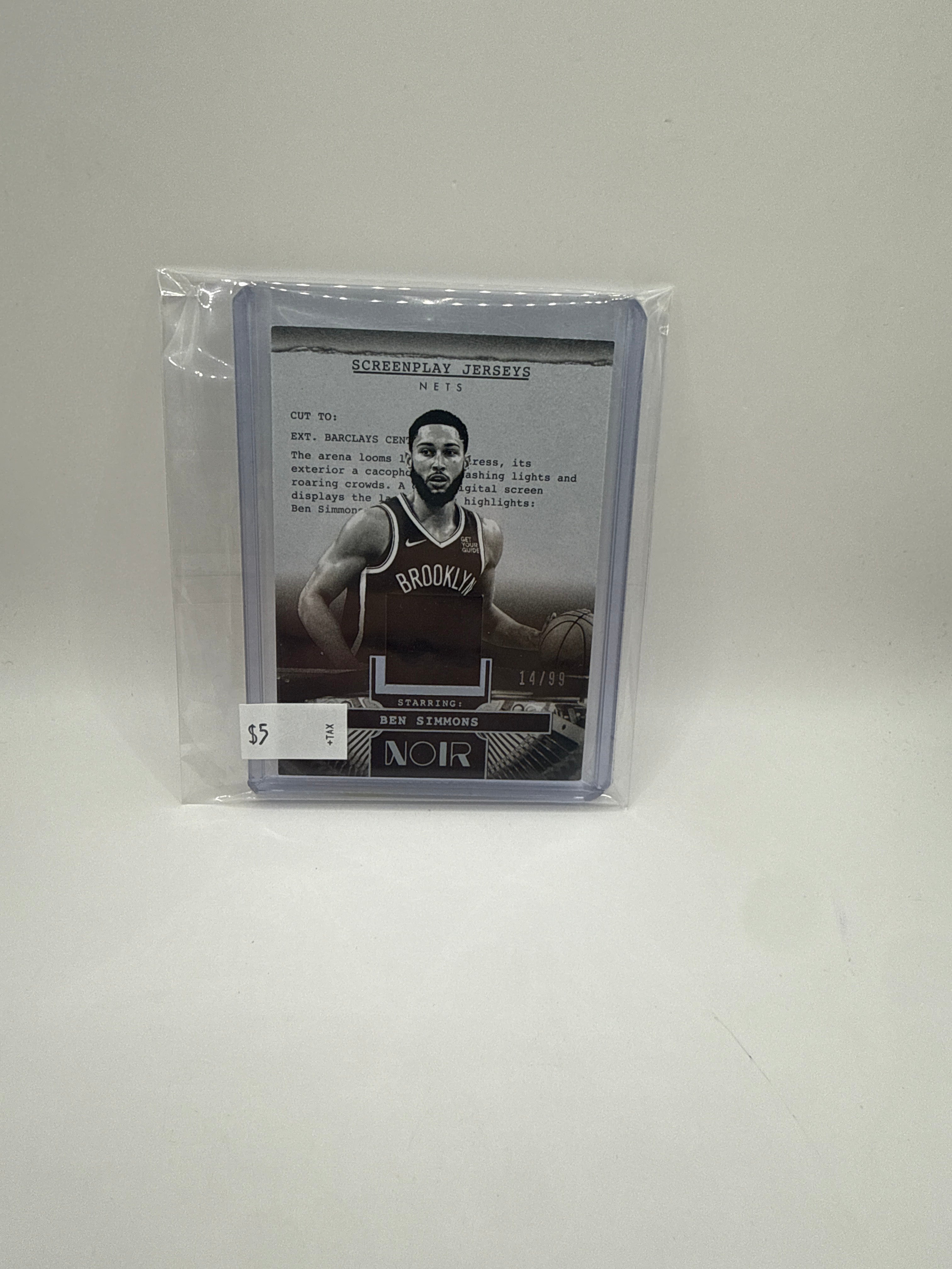 2025 Noir Ben Simmons Patch 14/99