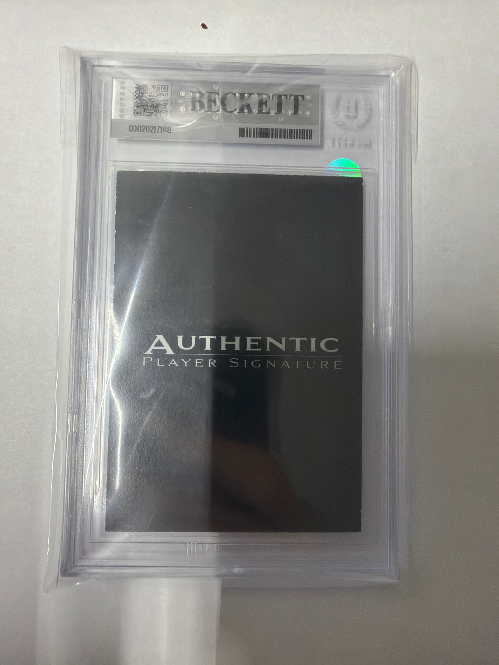 Frank Gore authentic player signature Beckett
