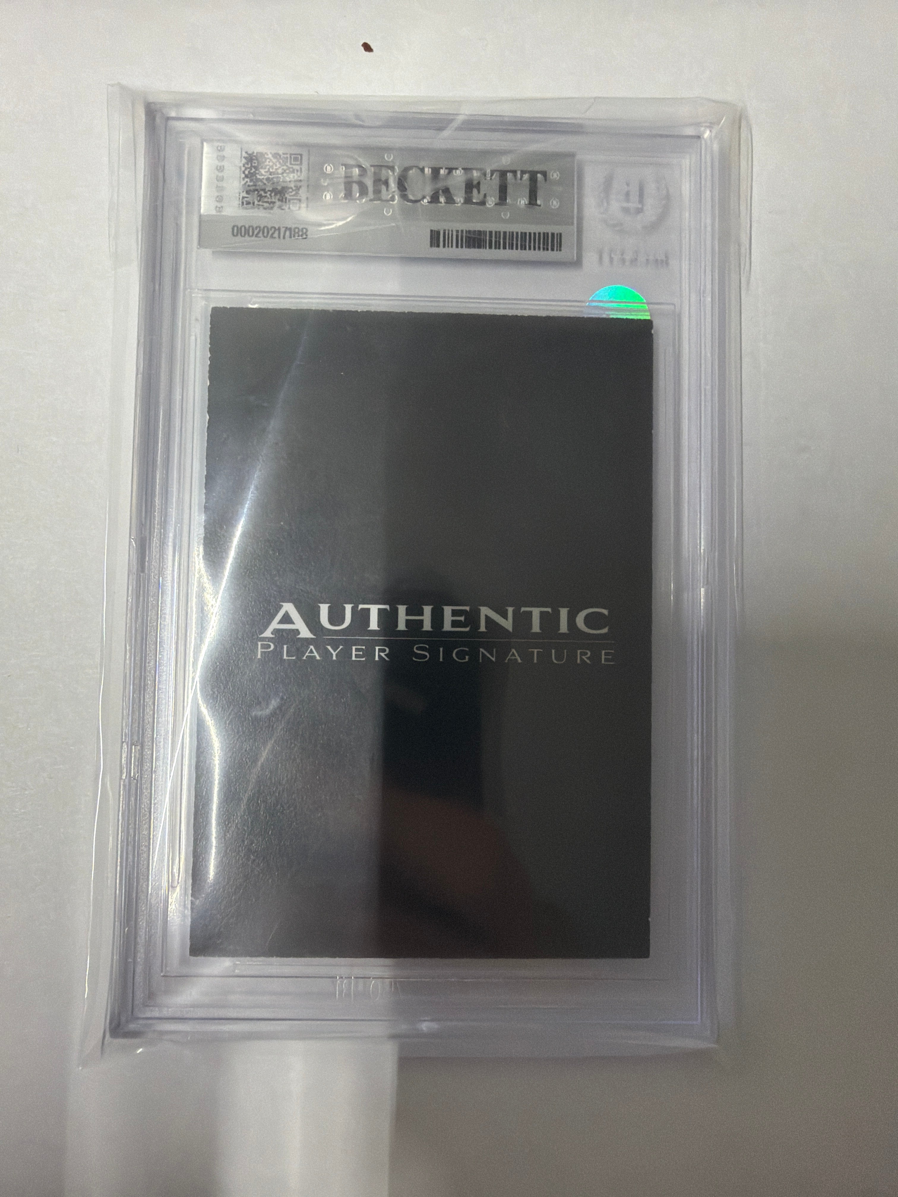 Frank Gore authentic player signature Beckett