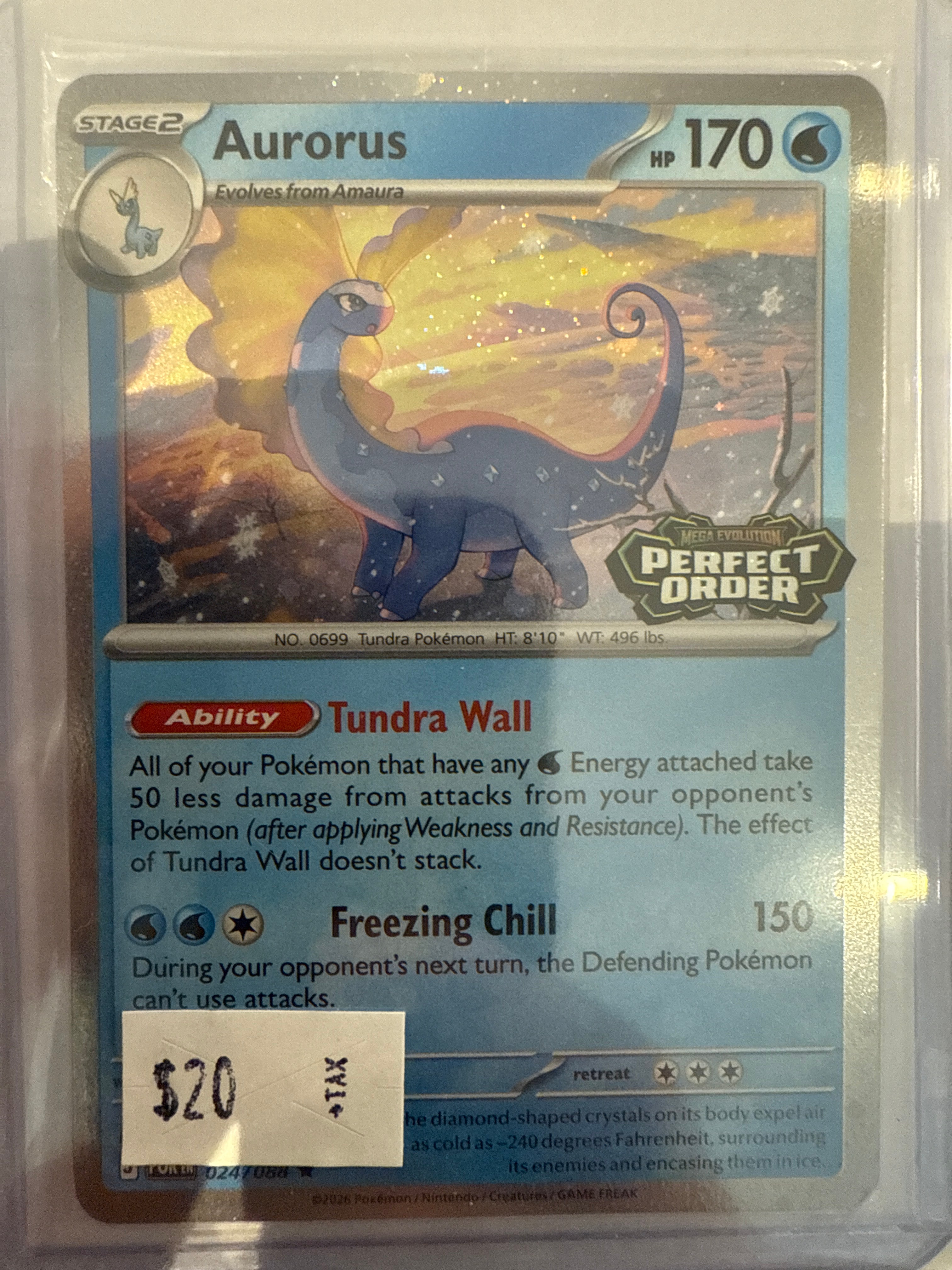 Aurorus Sealed Perfect Order Promo