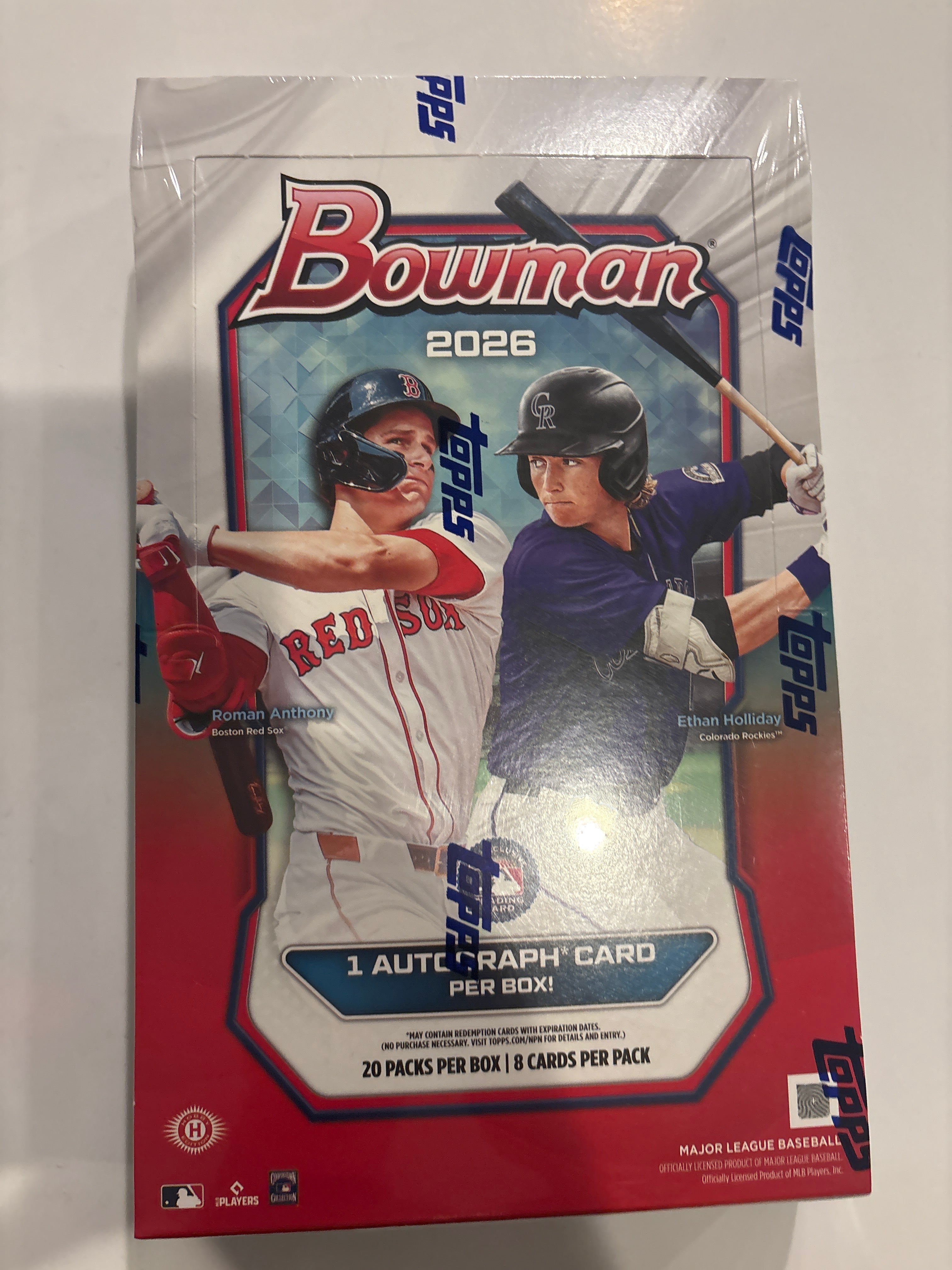 2026 Topps Bowman Baseball Hobby Box