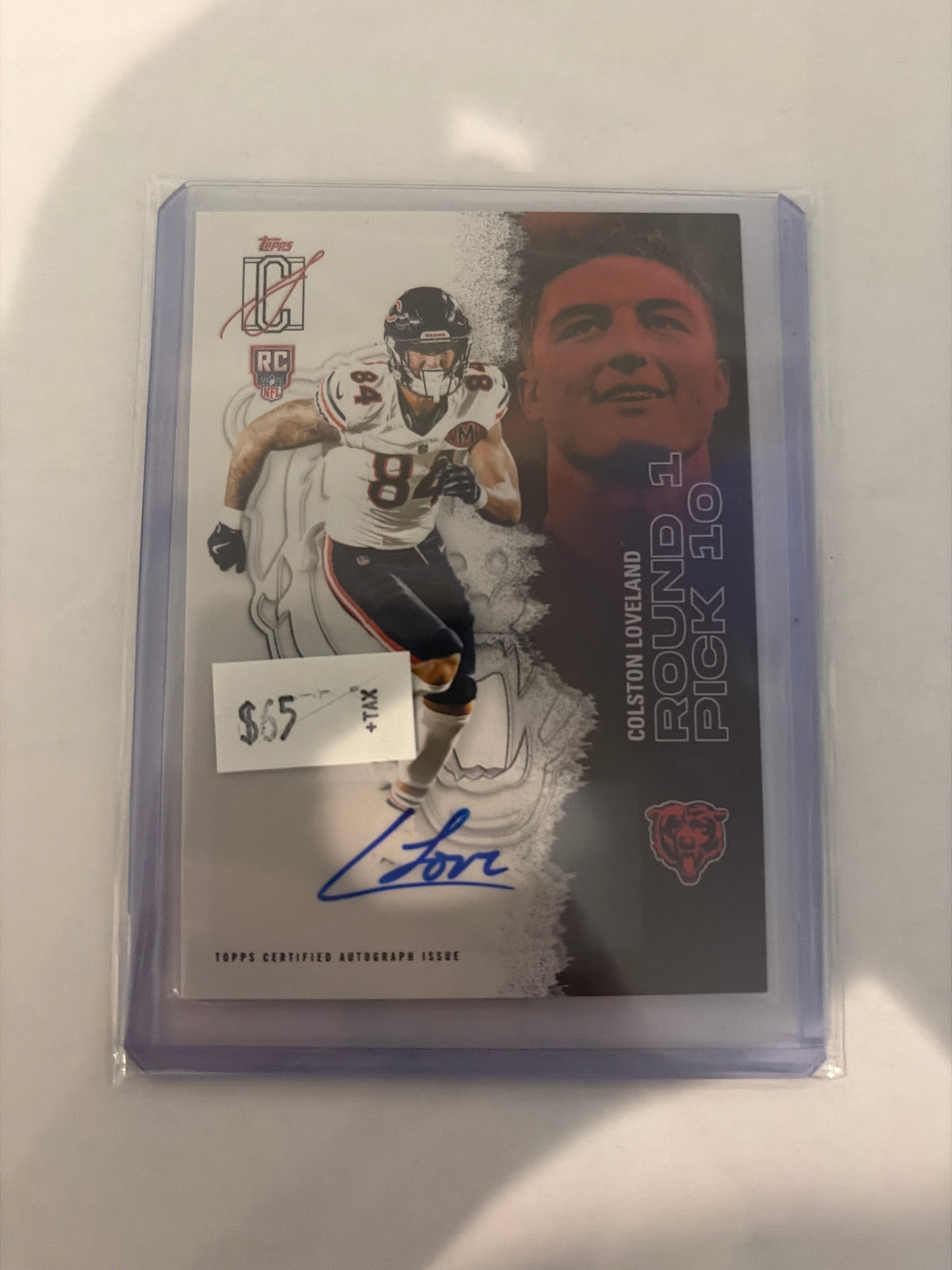 2025 Topps Signature Rookie Autograph Colston Loveland