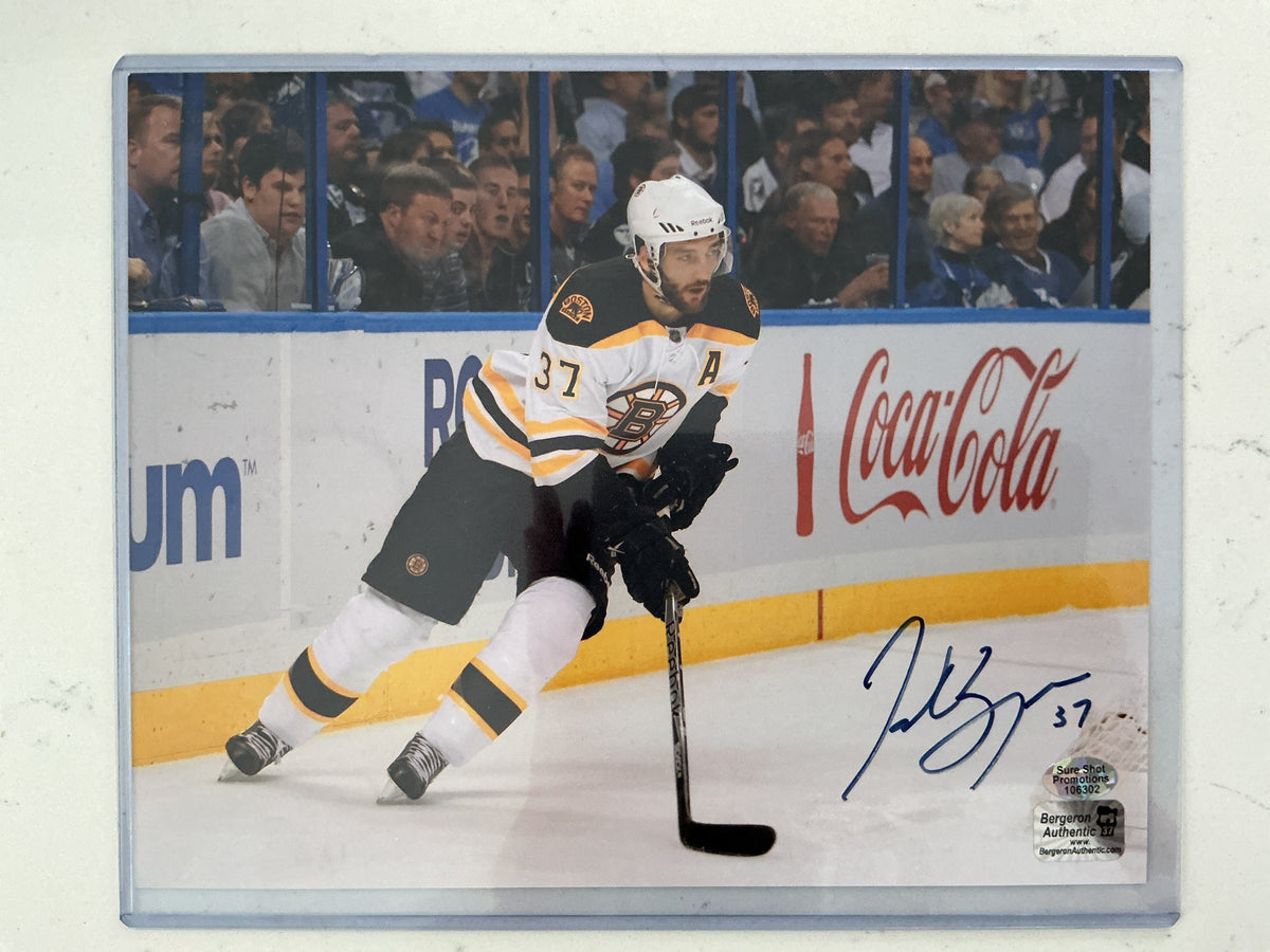 Patrice Bergeron 8x10 Autographed Picture